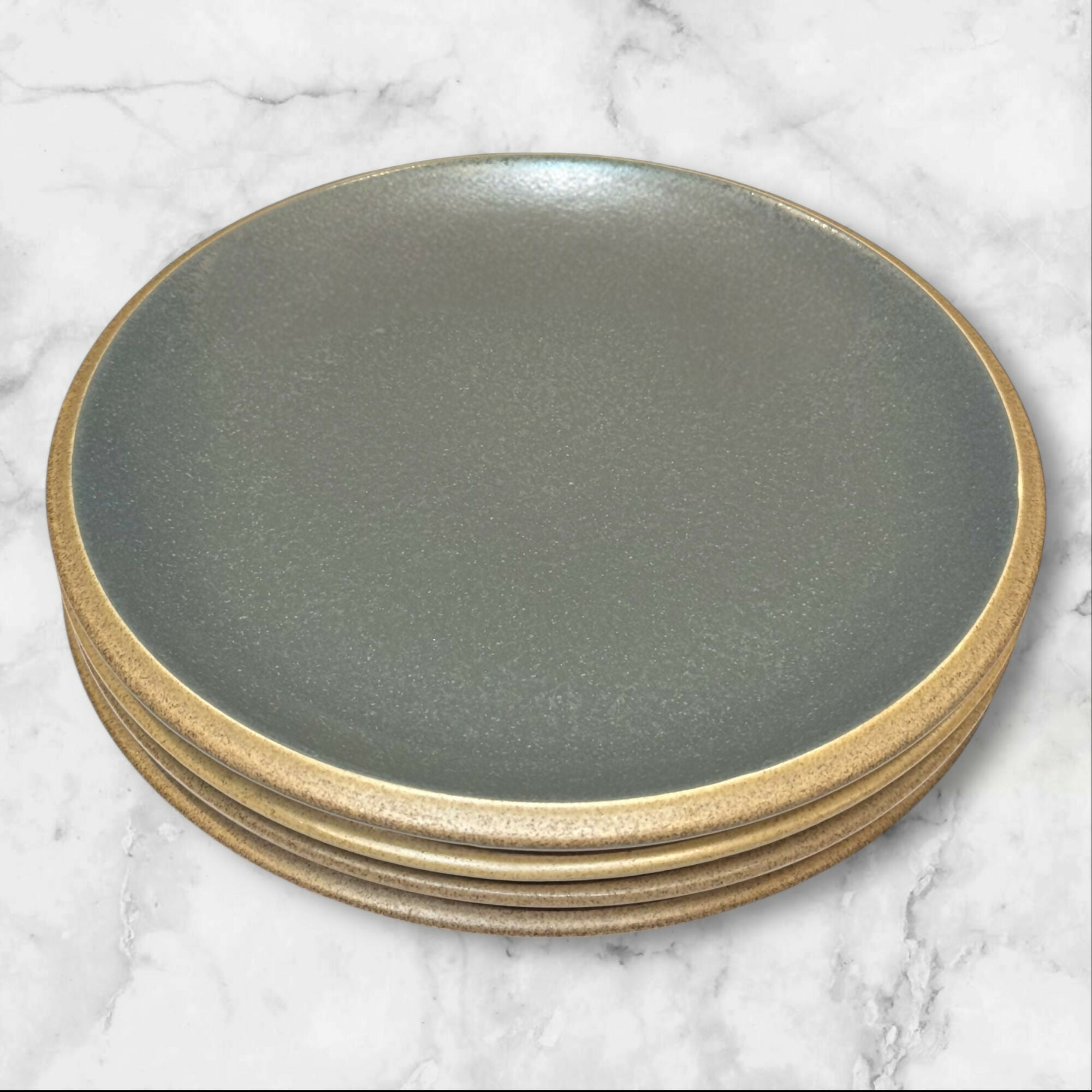 Dansk Santiago Grey Dinner Plates | Set of 4 | Gently Used | Excellent Condition
