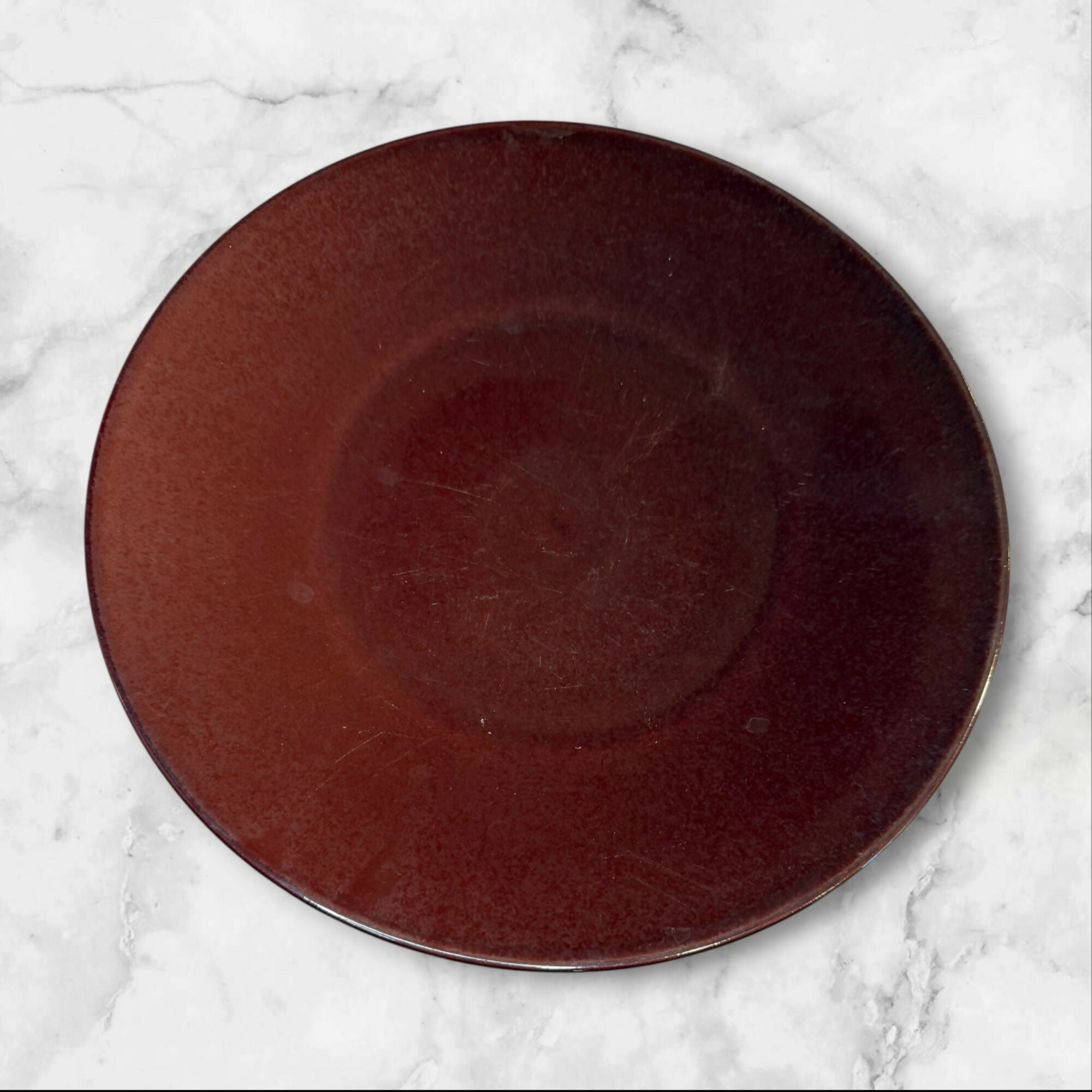 Crate & Barrel Marrakech Red Dinner Plates | Set of 5 | Used Condition