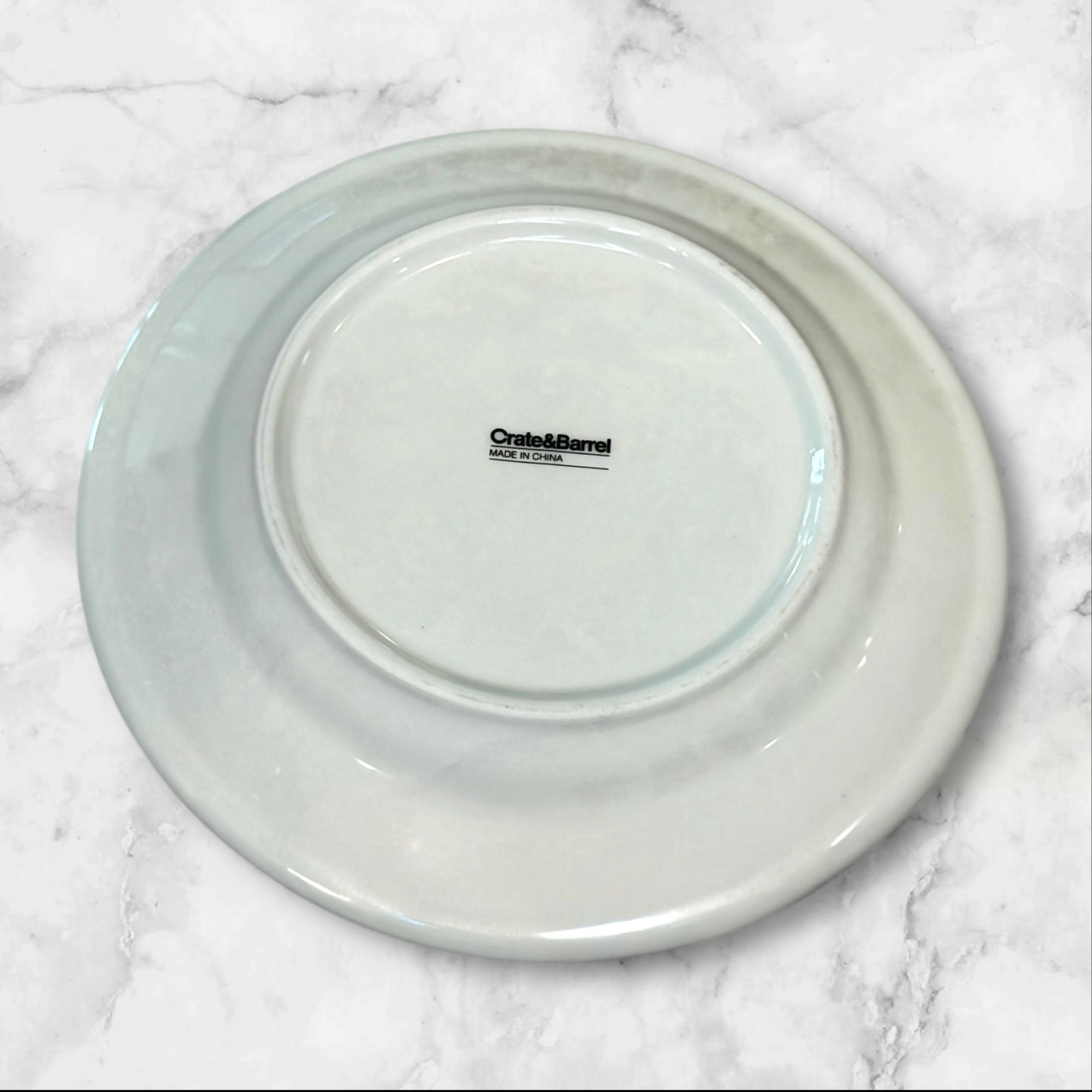 Crate & Barrel Bon Appétit Salad Plates | Set of 4 | Good Condition