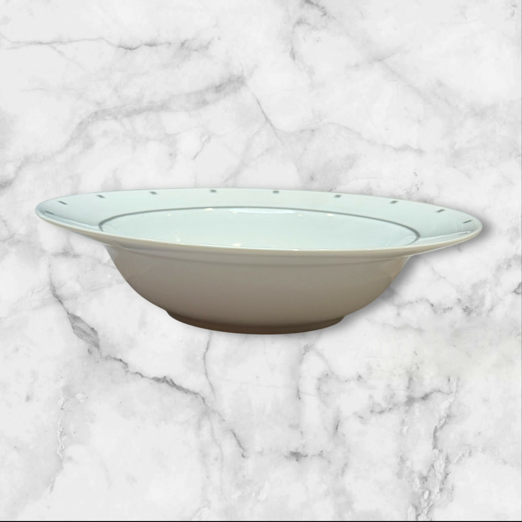 Sasaki Metropolis Grey Round Vegetable Bowl | 10” Serving Bowl | Great Condition