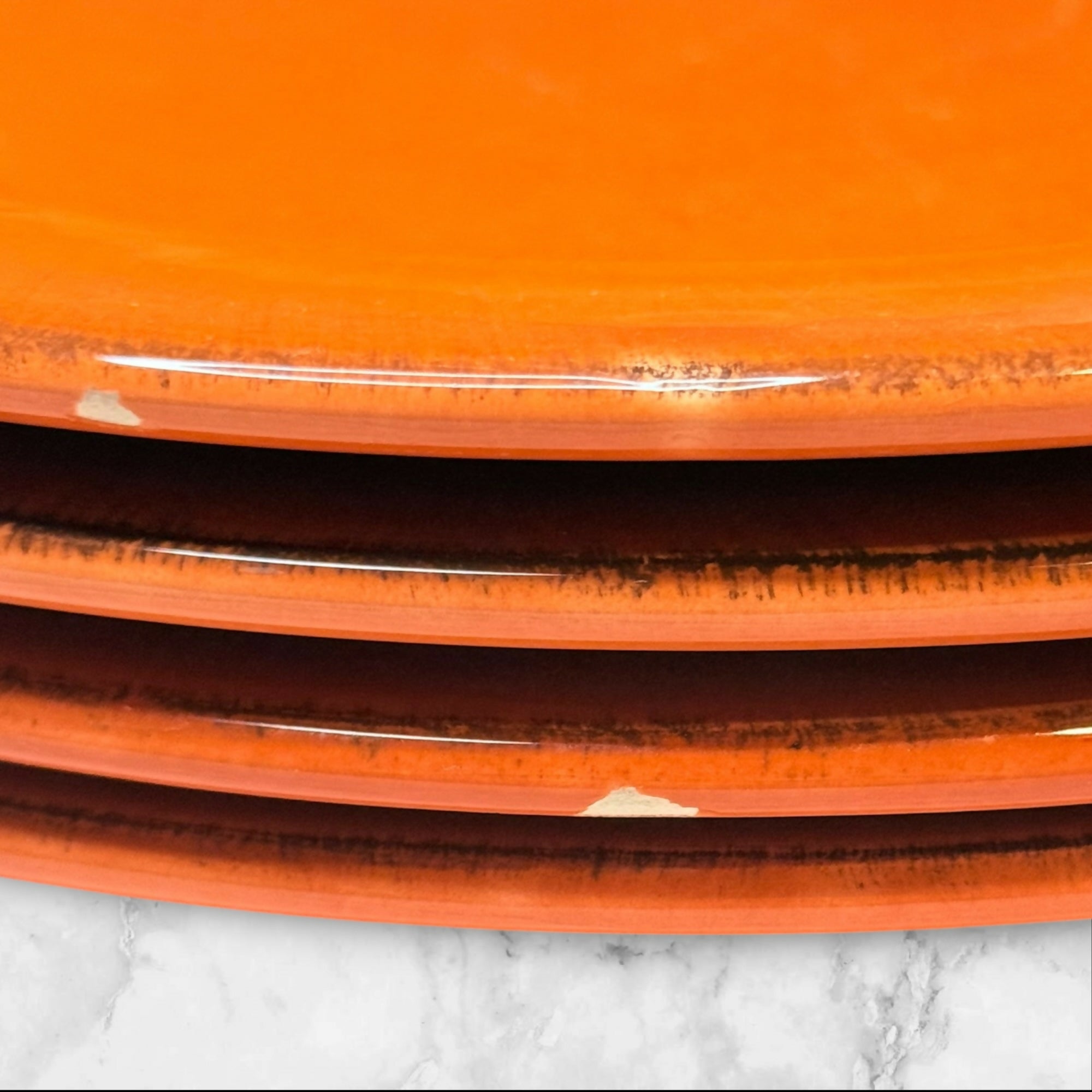Pier 1 Toscana Terracotta Dinner Plates Made in Italy | Set of 4 | Good Condition