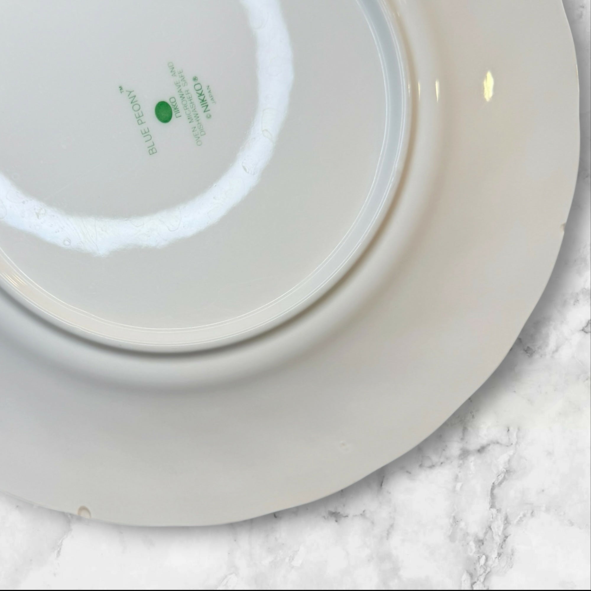 Nikko Blue Peony Dinner Plates | Set of 4 | Great Condition