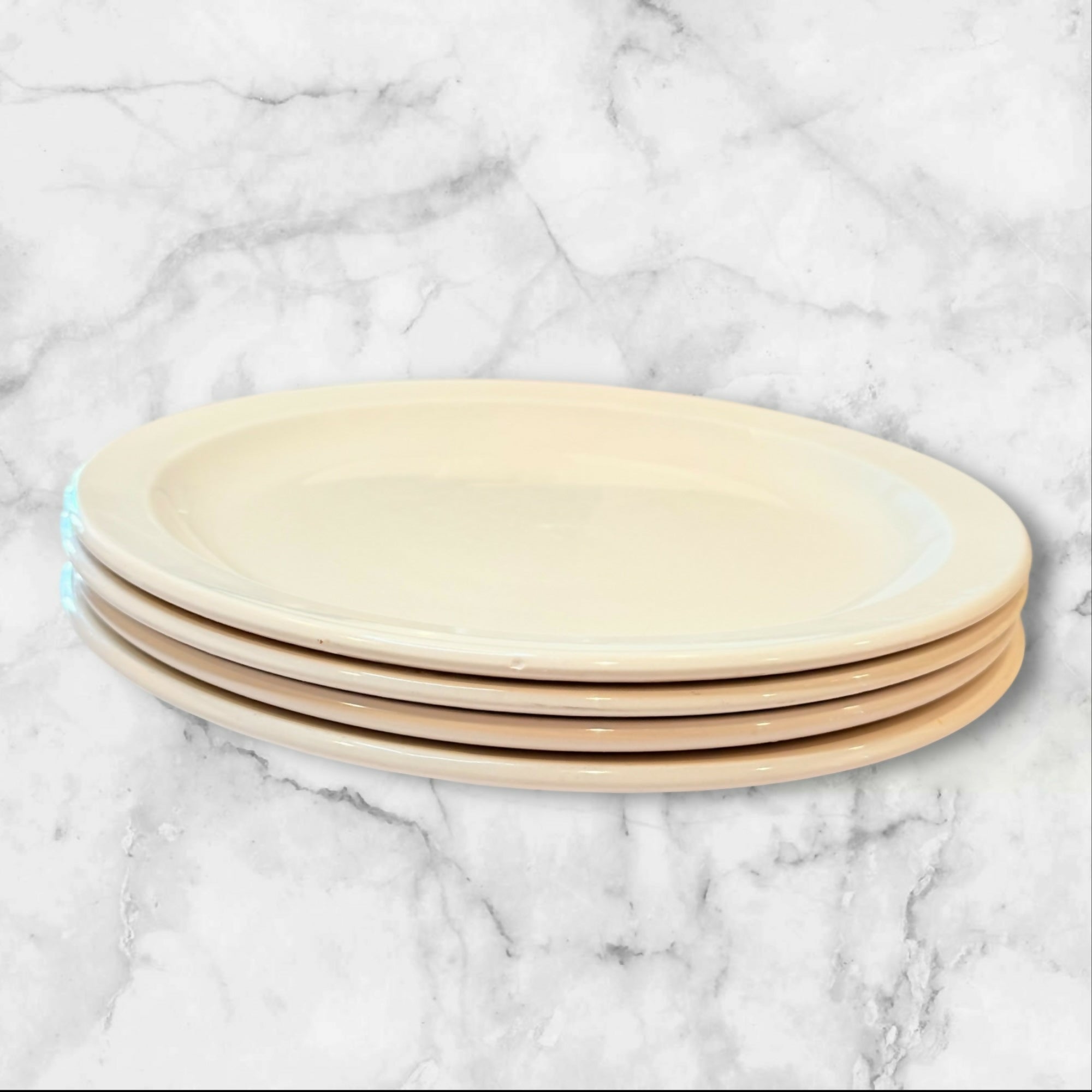 Midwinter Stonehenge White Dinner Plates | Set of 4 | Great Condition