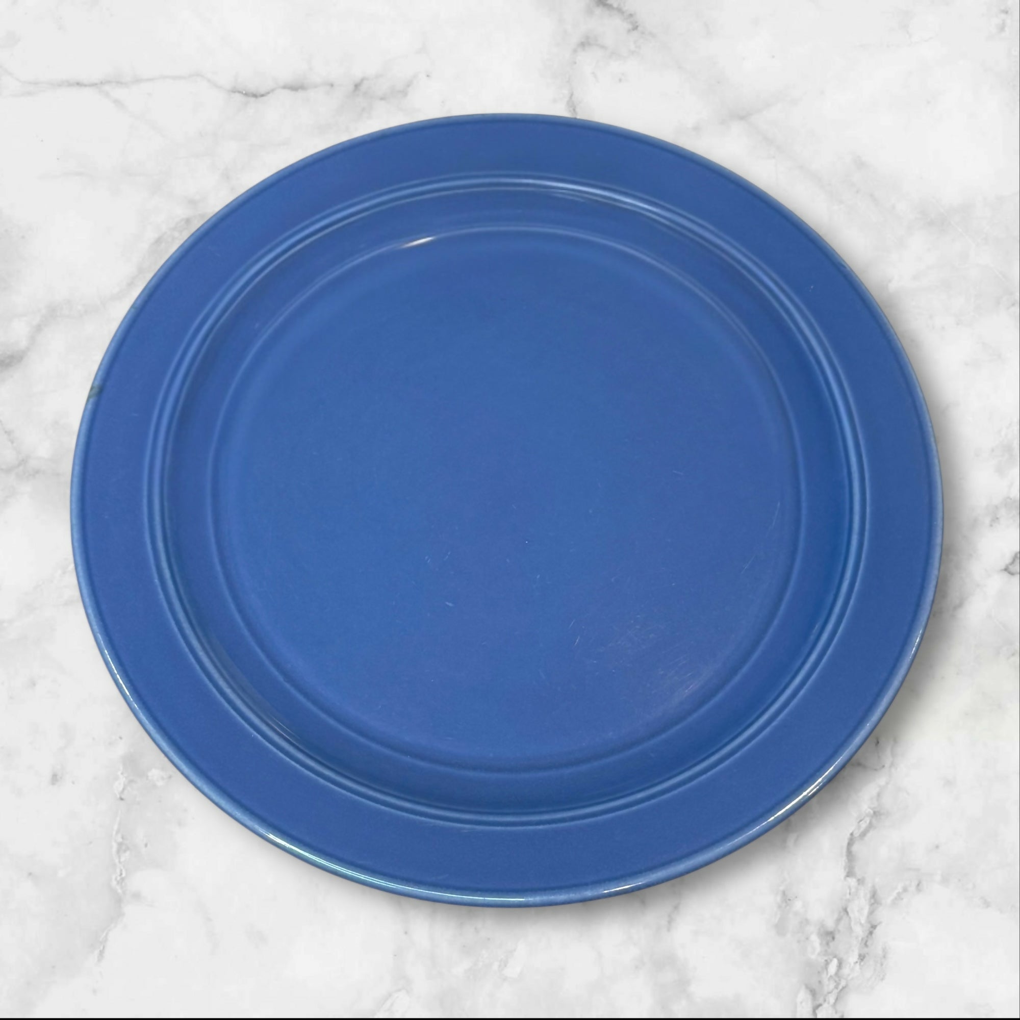 Metlox Poppytrail Vernon Early California Cobalt Blue Plates | Set of 4 | Great Condition