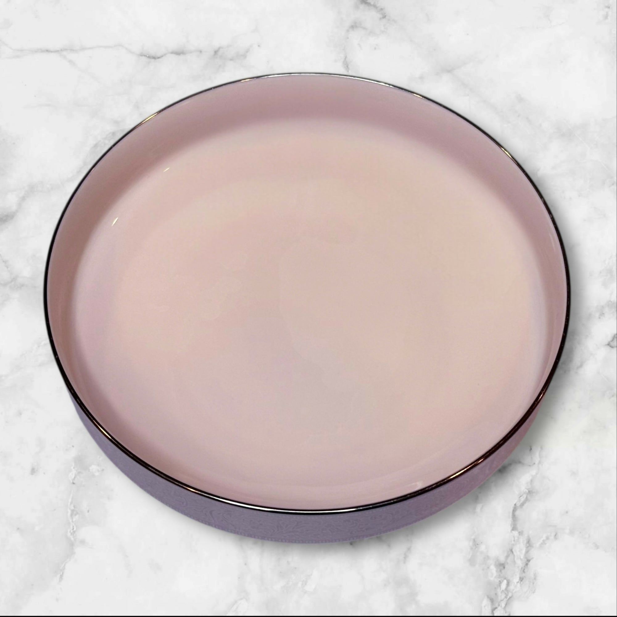 Noritake Always Pink Platinum Rim Cereal Bowls | Set of 4 | Excellent Condition