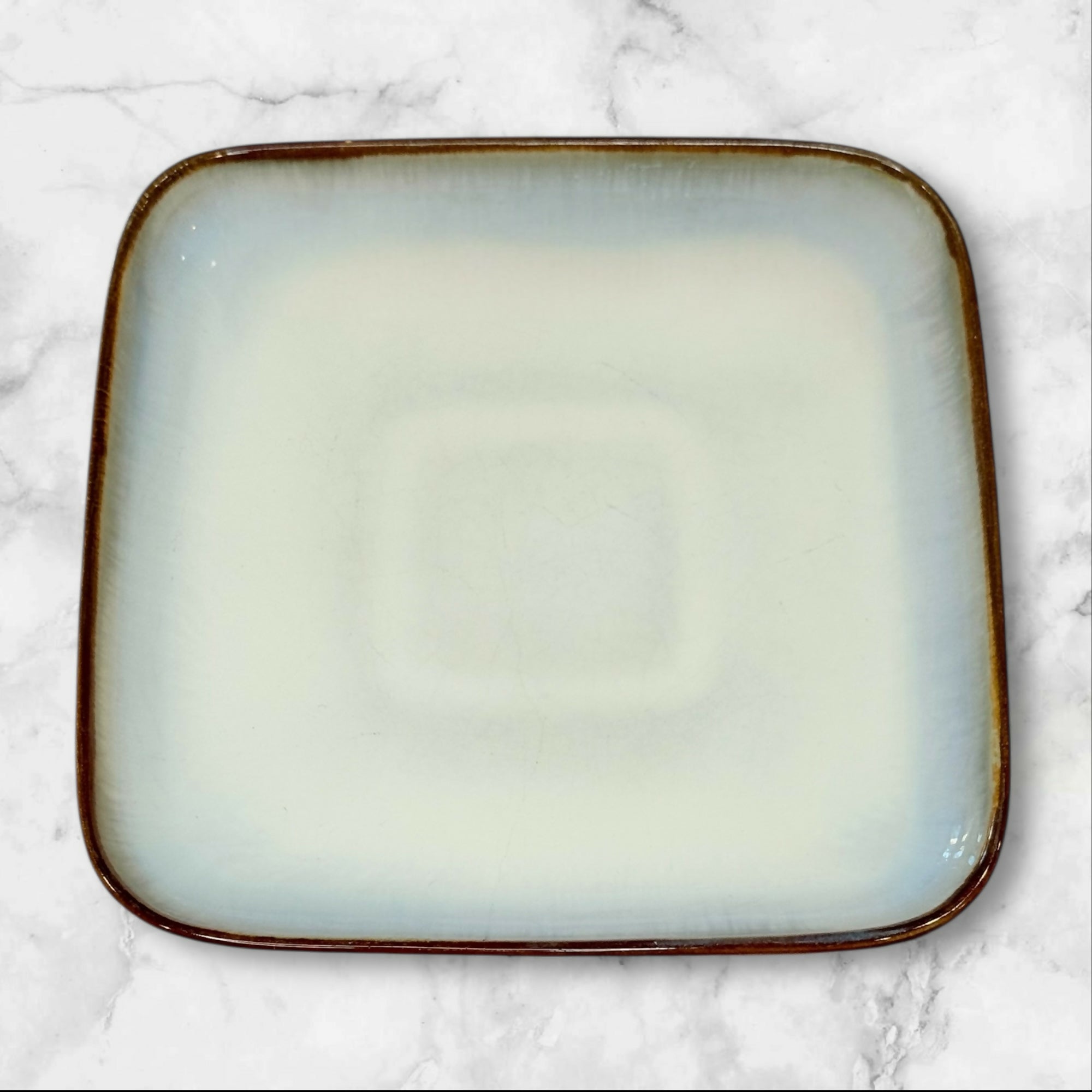 Sango Concepts Avocado Square Plates Dinner & Salad Set of 6 | Great