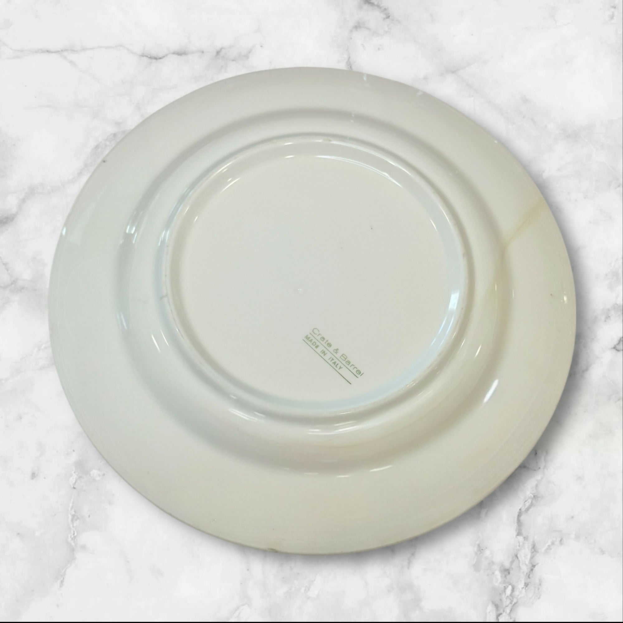Primula Crate & Barrel Botanical Dinner Plates | Set of 4 | Good Condition