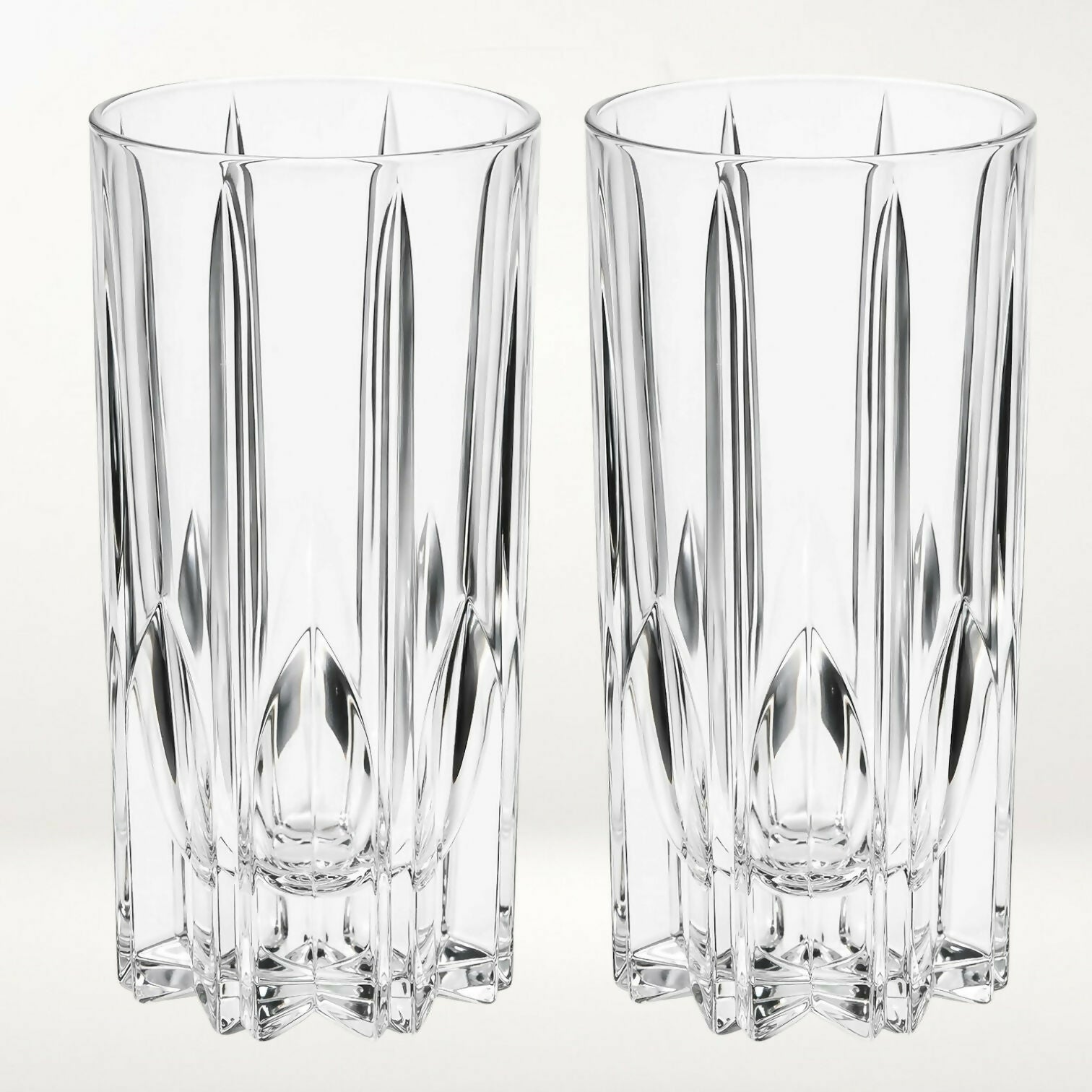 Mikasa Berkeley Crystal Highball Glasses | Set of 4 | Excellent Condition