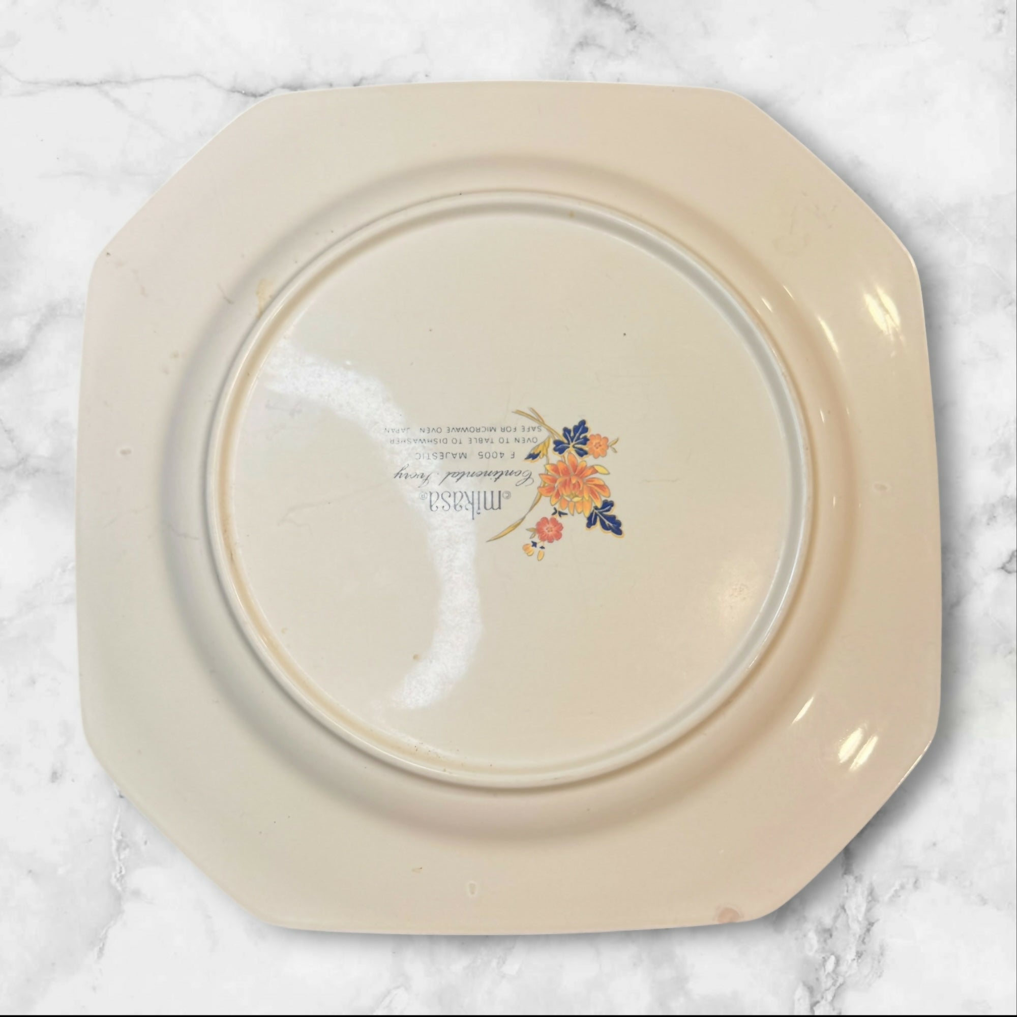 Mikasa Majestic Dinner Plates | Set of 6 | Good Condition