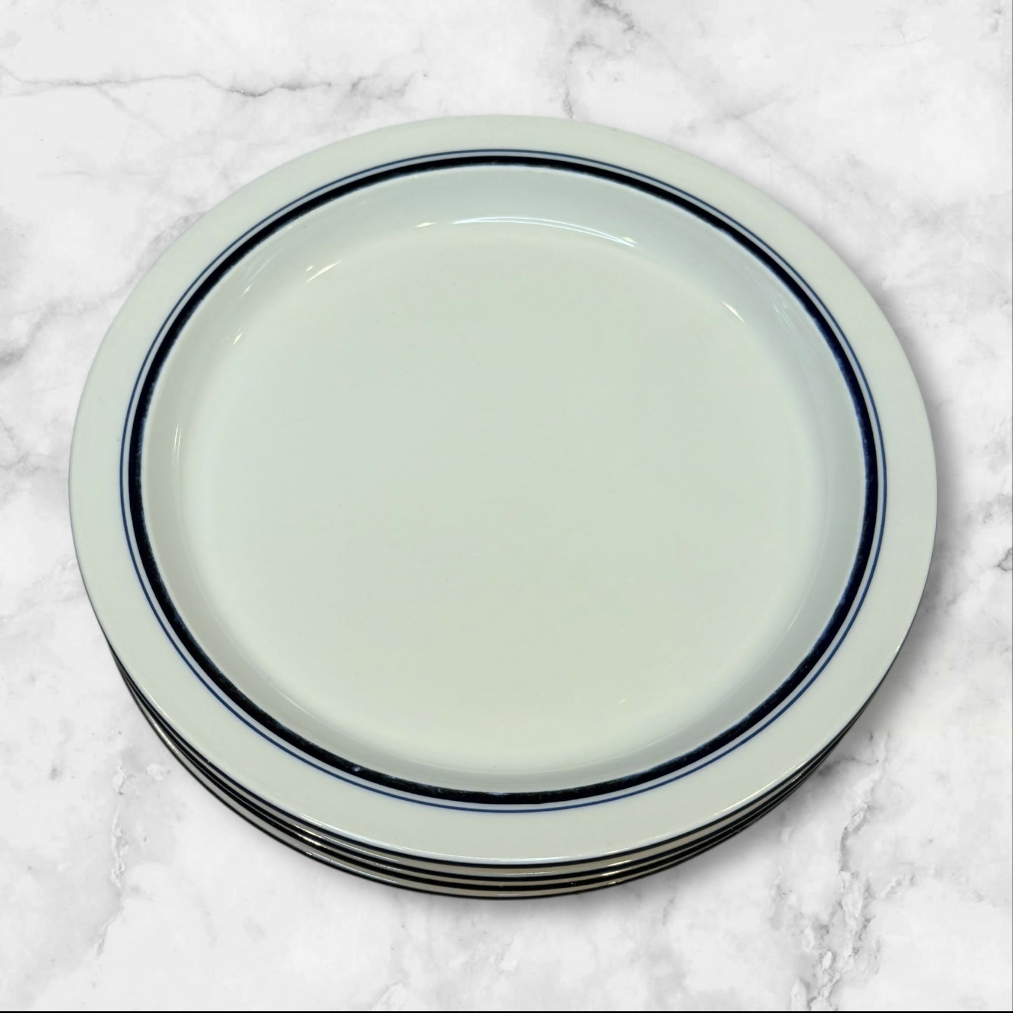 Dansk Christianshavn Blue Salad Plates | Set of 4 | Portugal | Great Condition