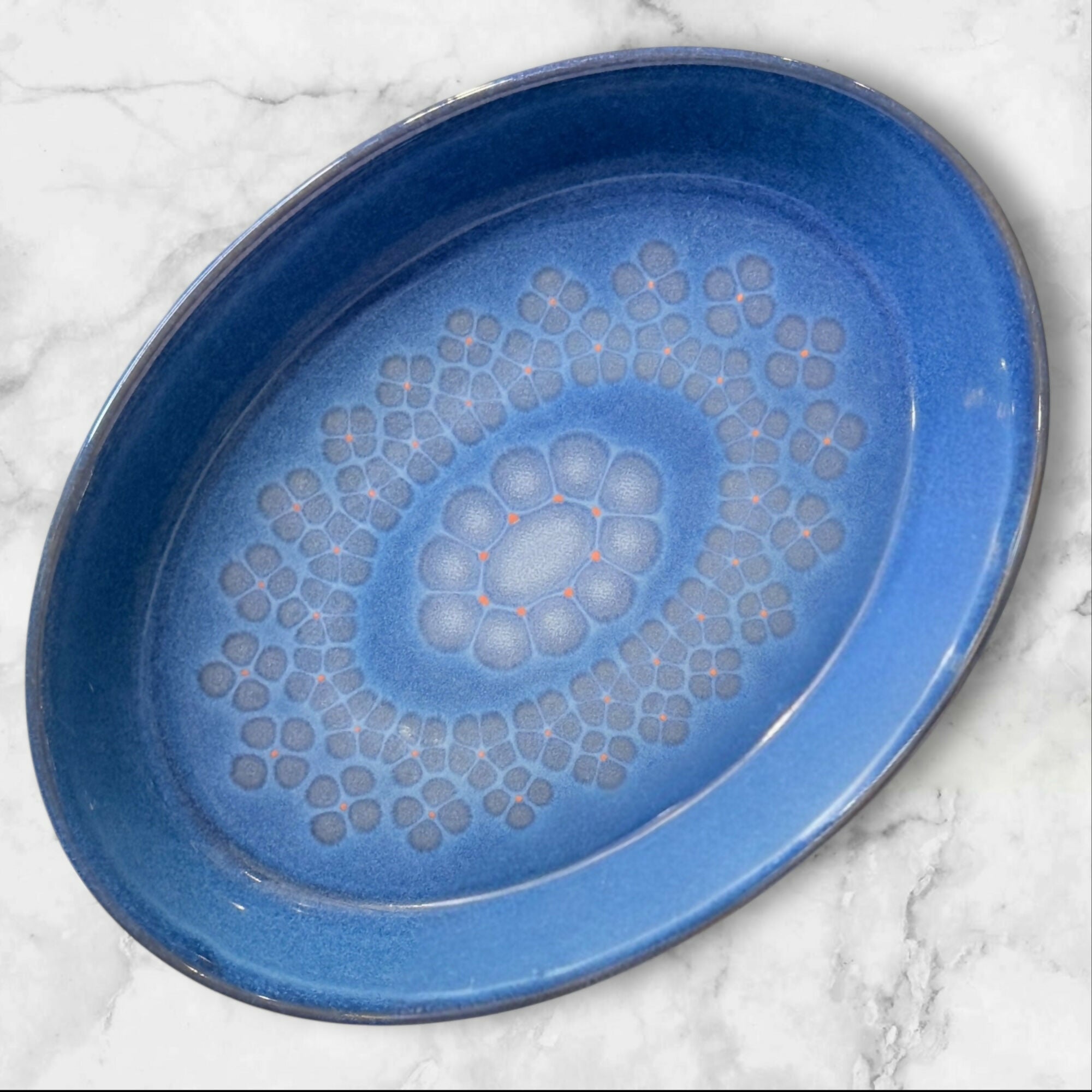 Denby Langley Midnight Oval Baker 11” | Excellent Condition