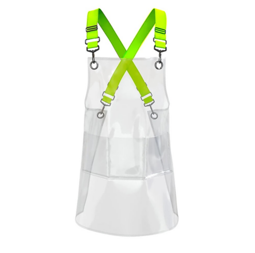 Anypron Green Waterproof TPU Kitchen Apron for Men & Women Work