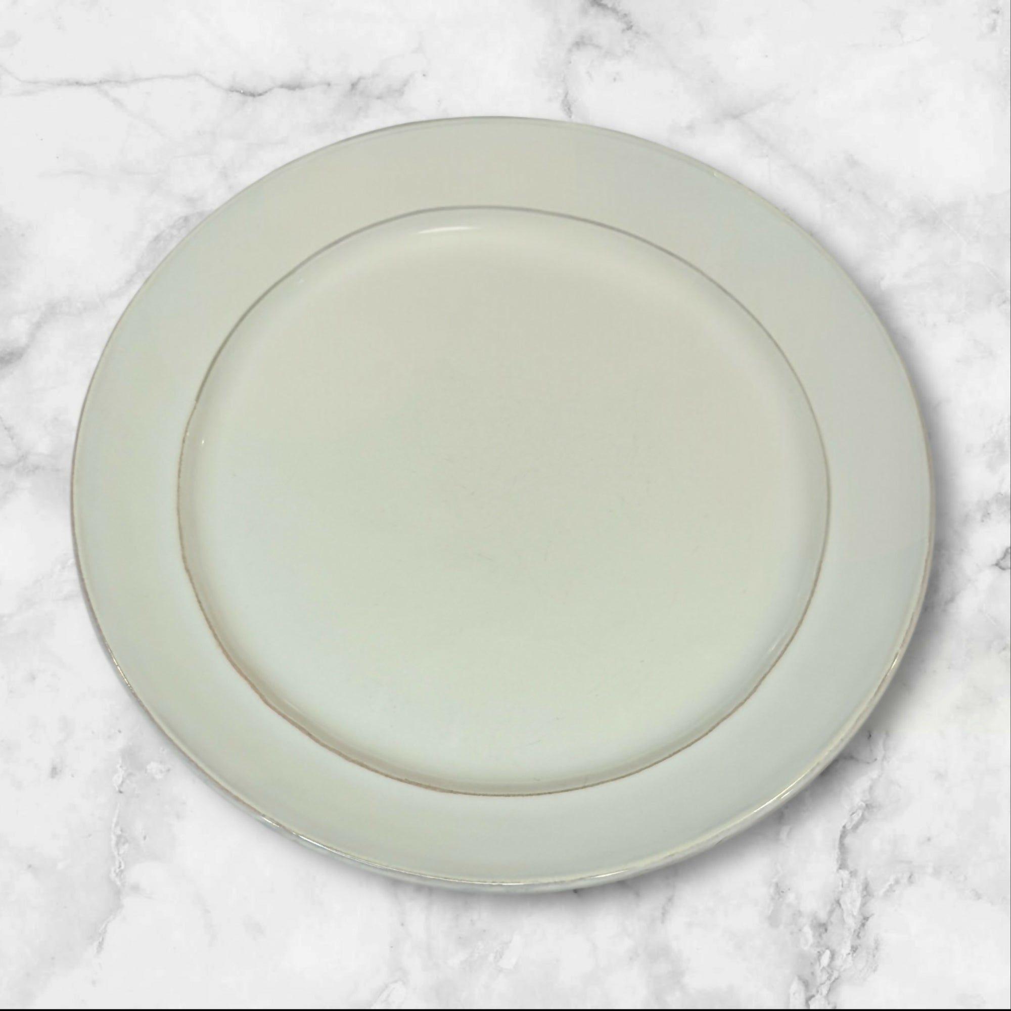 Pottery Barn Cambria Stone White Salad Plates | Set of 4 | Great Condition
