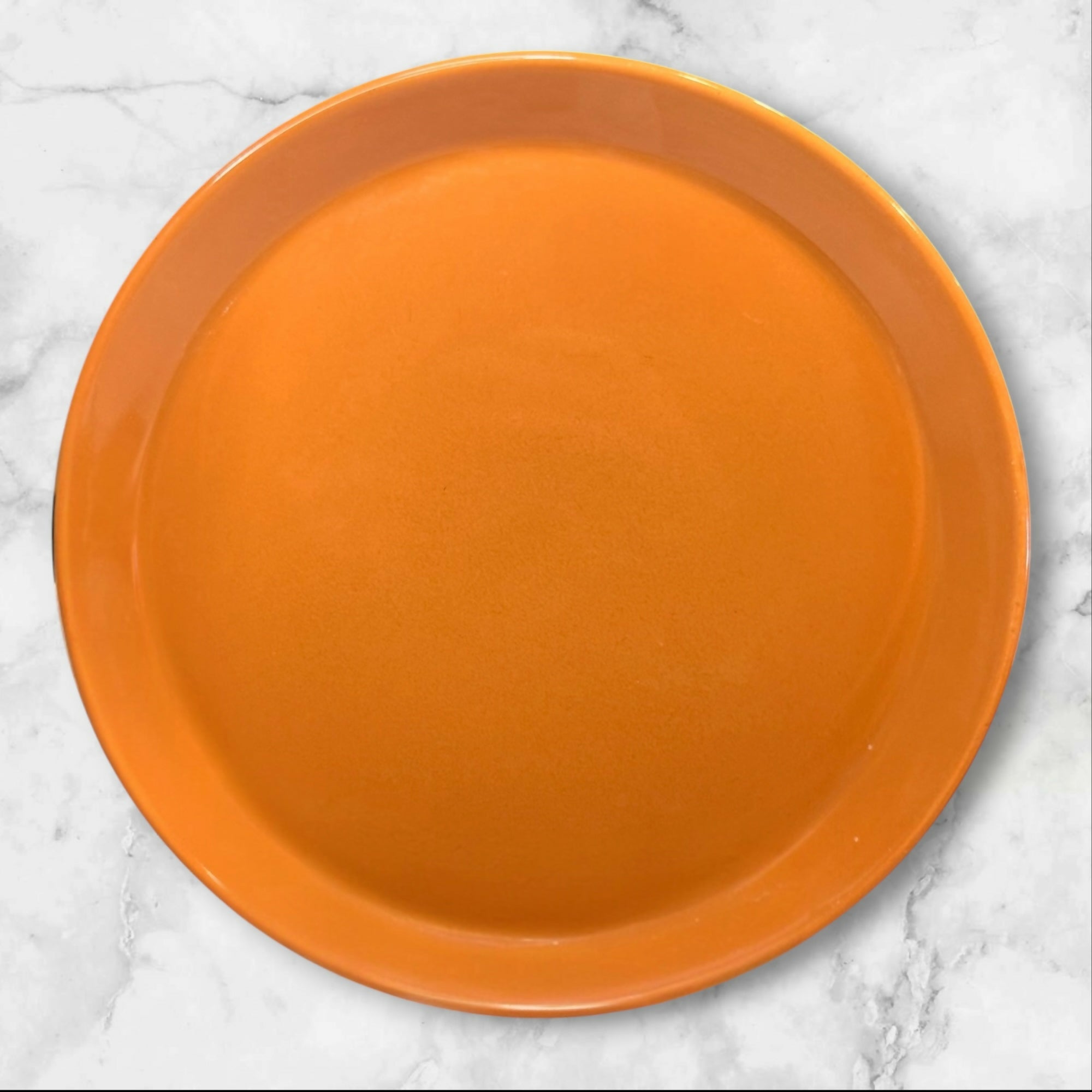 Crown Lynn Pumpkin Dinner Plates | Set of 4 | Excellent Condition