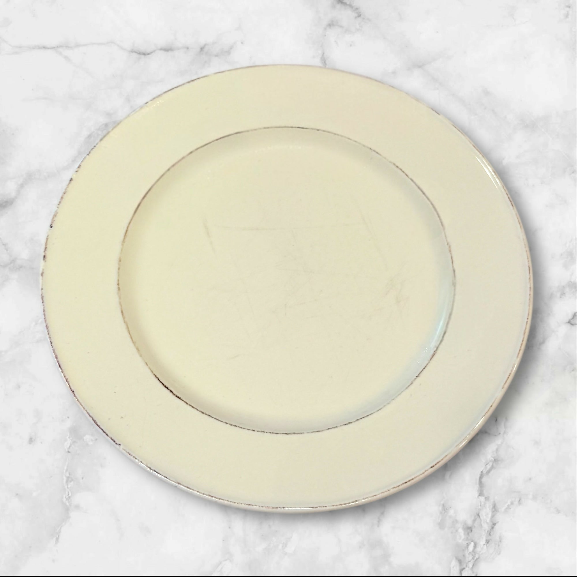Pier 1 Martillo Crème Salad Plates | Set of 3 | Gently Used
