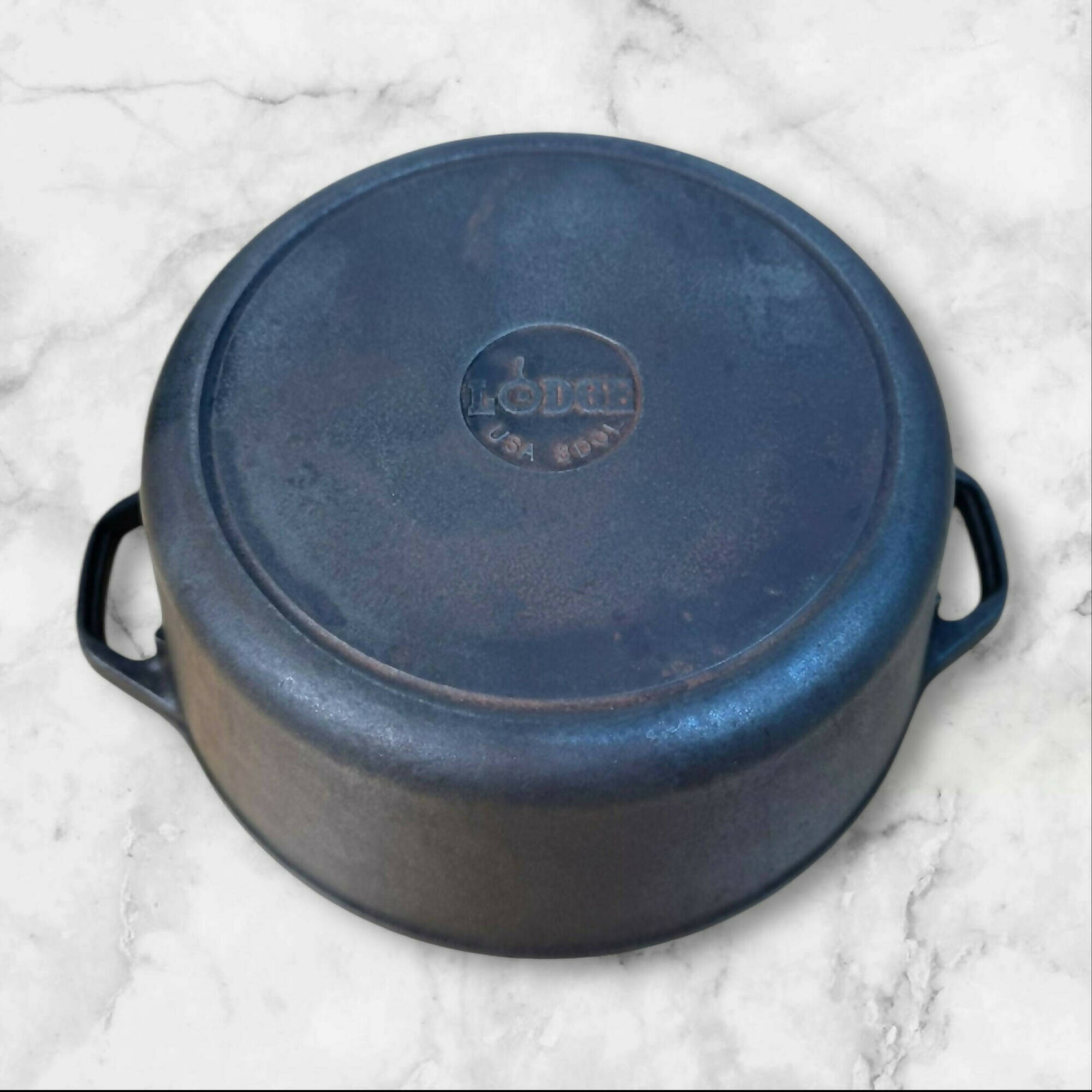 Lodge 5 Qt Cast Iron Dutch Oven with Lid USA Made | Gently Used