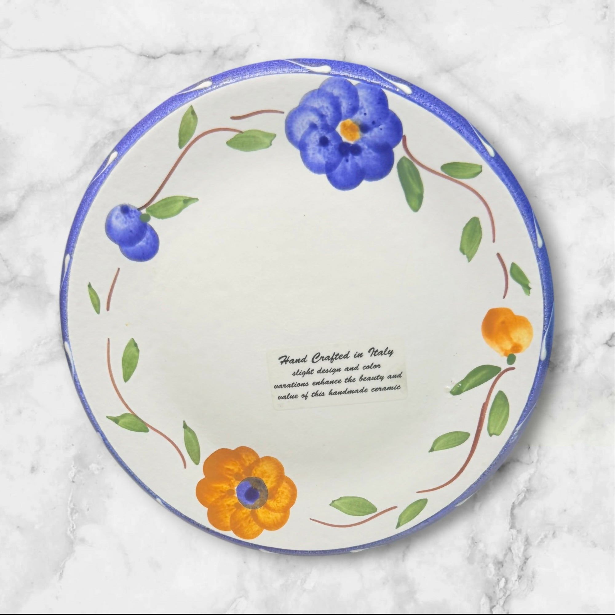 Furio La Spezia Salad Plates Set of 4 | Handpainted Italy | Gently Used