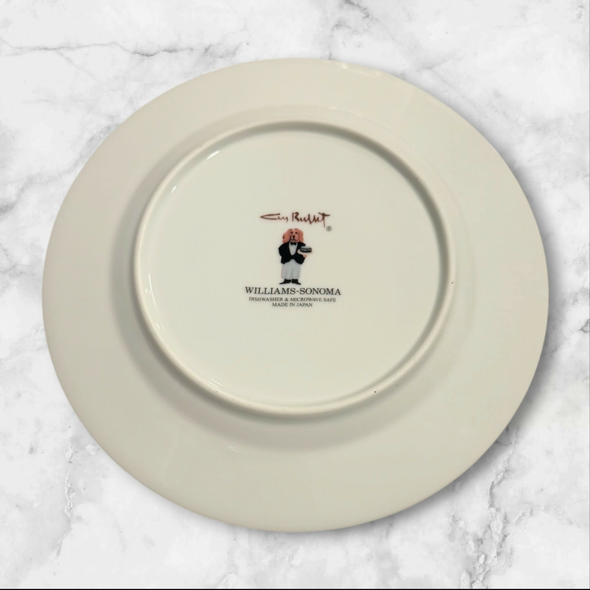 Williams Sonoma Guy Buffet Les Garcons Salad Plates Set of 4 Excellent Condition