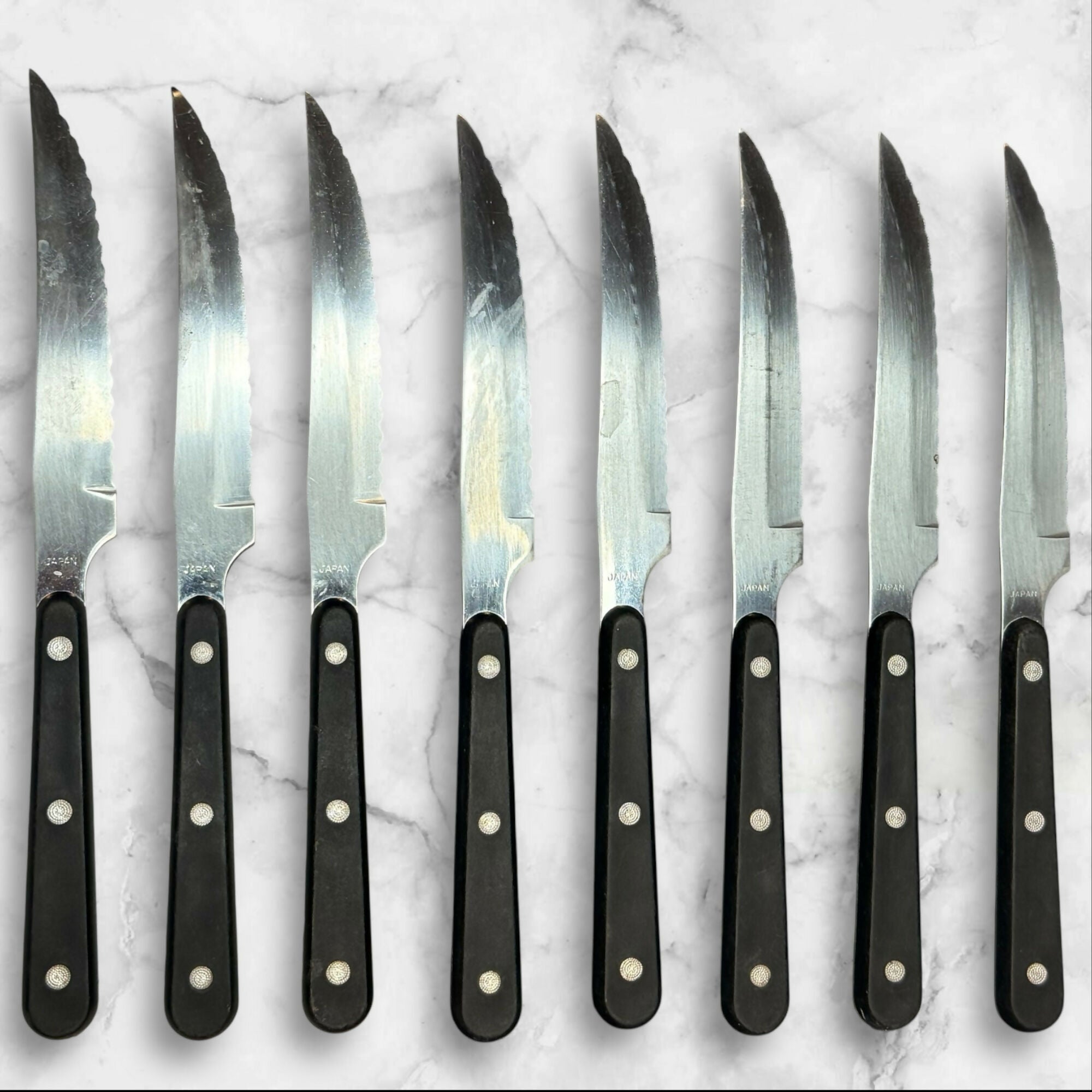 Henckels Steak Knives | Set of 8 | Made in Japan | Good Condition