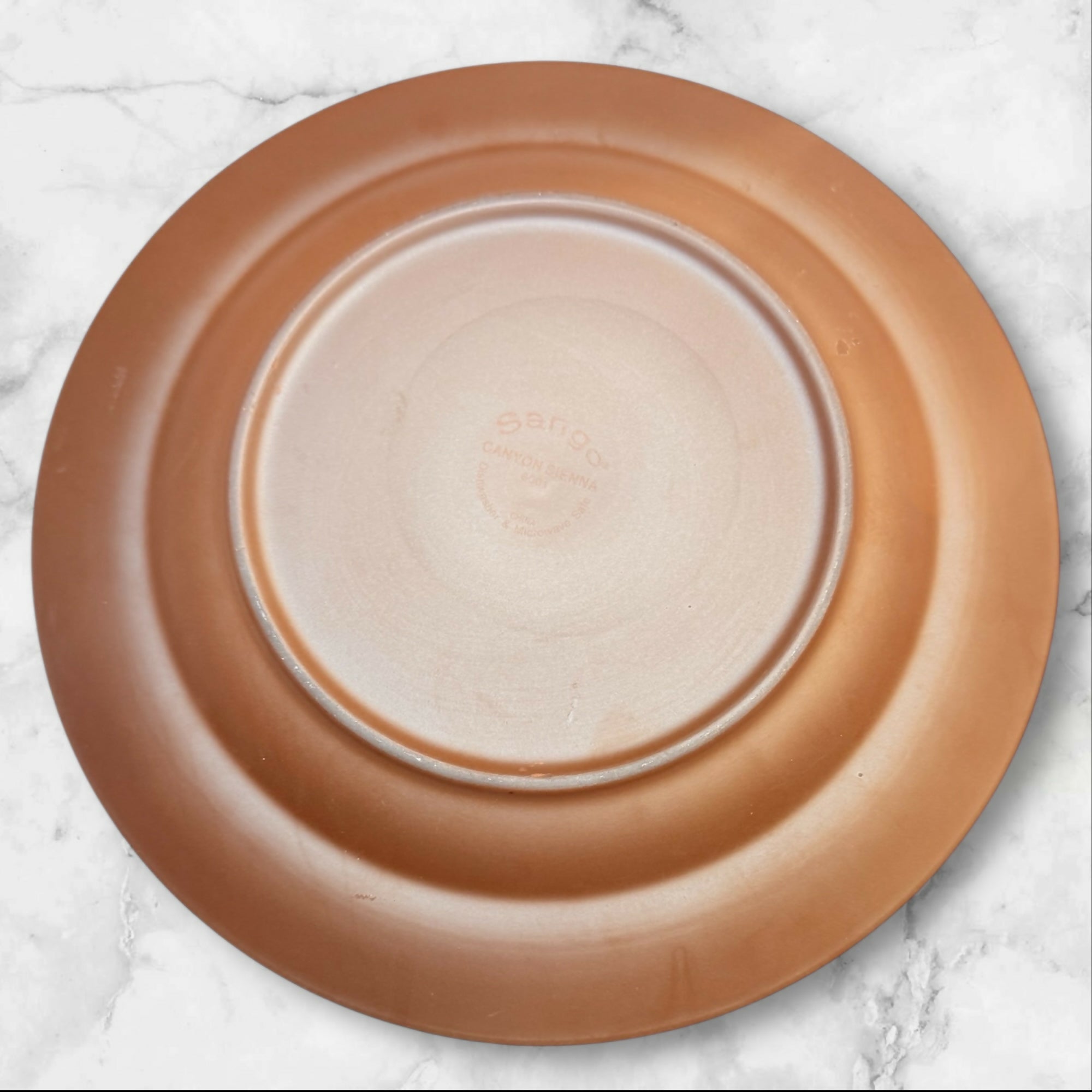 Sango Canyon Sienna Dinner & Salad Plates Set 8 Pc | Rustic Stoneware