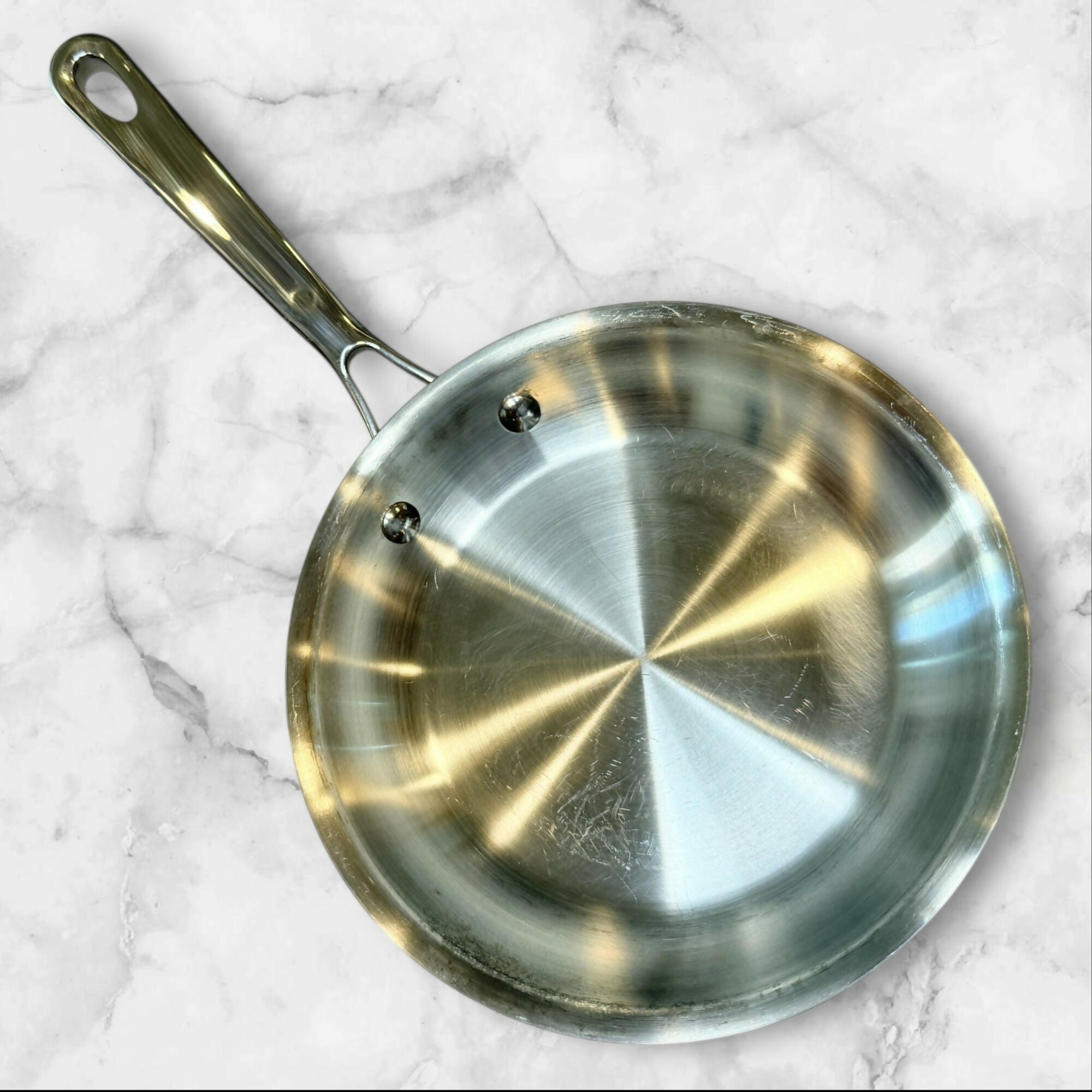 Kirkland Signature Tri-Ply Clad Stainless Steel Skillet | 8.5 Inch | Great Condition