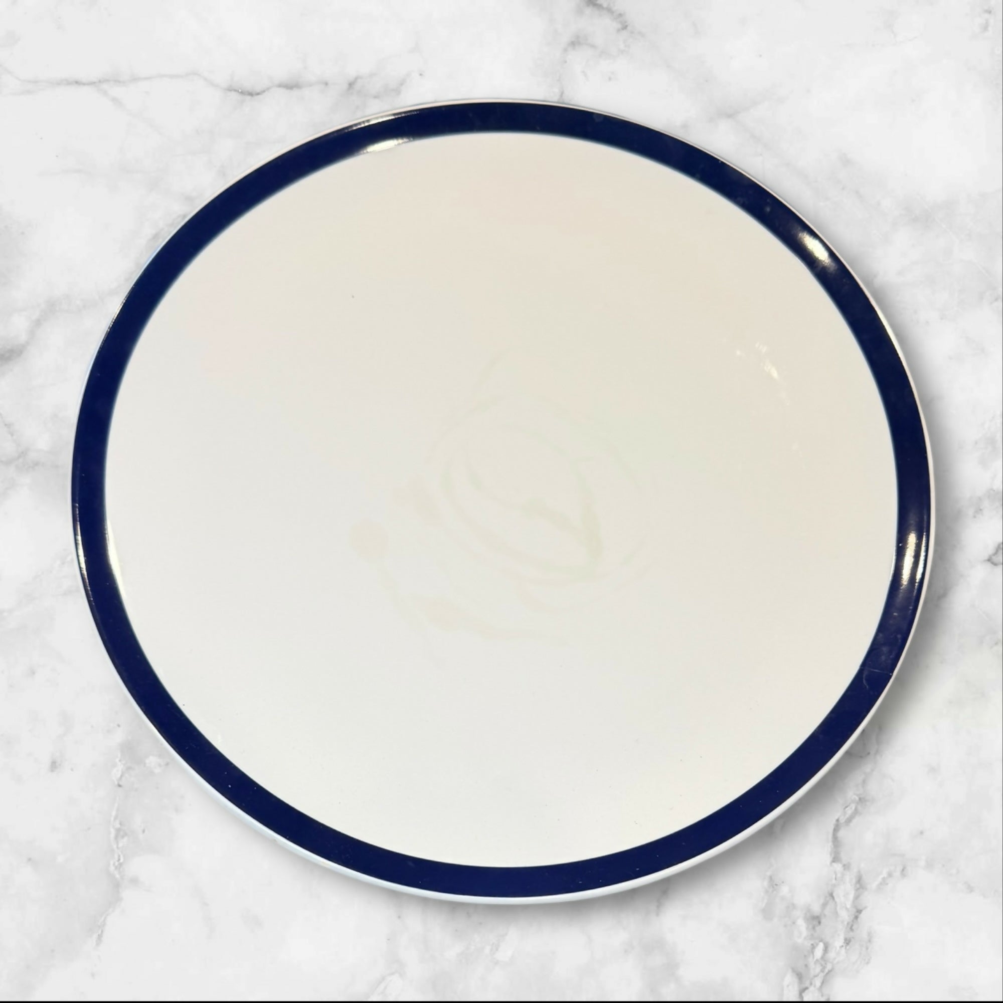 Lenox Kate Spade Sag Harbor Navy Dinner Plates | Set of 6 | Good Condition