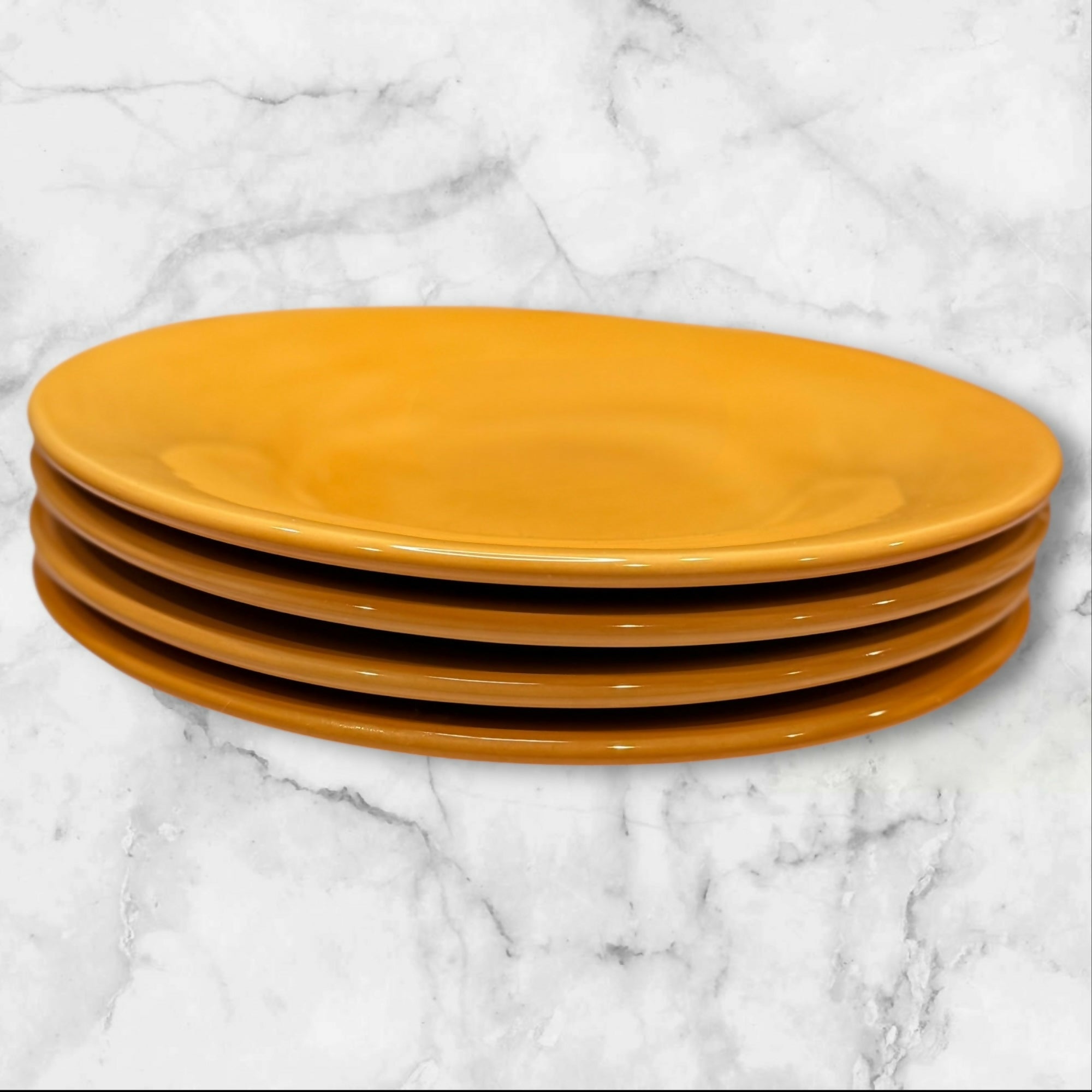 Pottery Barn Sausalito Yellow Pasta Bowls Set of 4 | Great Condition