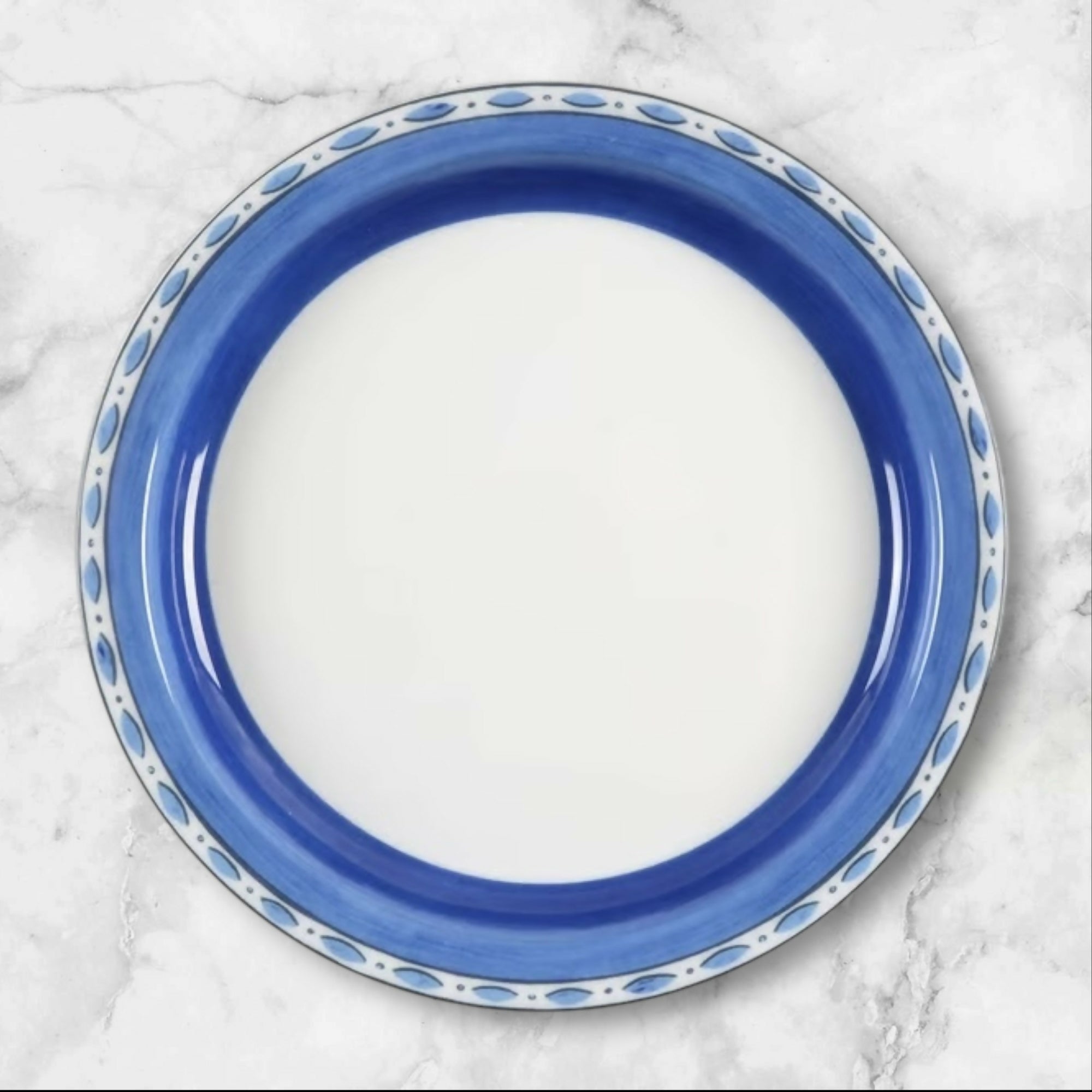 Dansk Belgian Blue Salad Plates | Set of 4 | Bistro Style | Excellent Condition