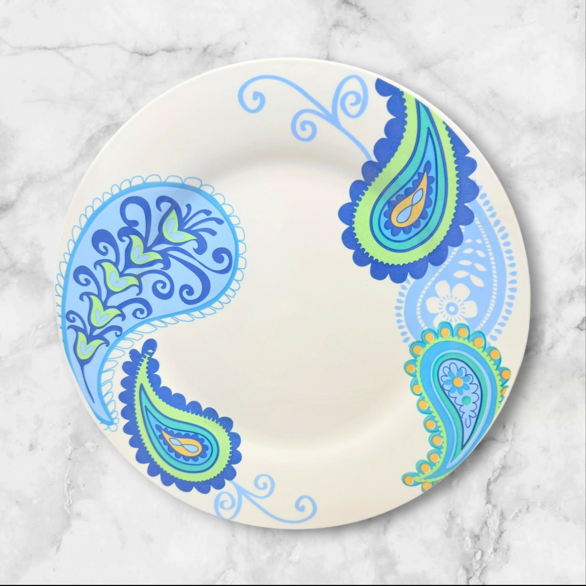Royal Norfolk RNF124 Paisley Dinner Plates | Set of 4 | Excellent Condition