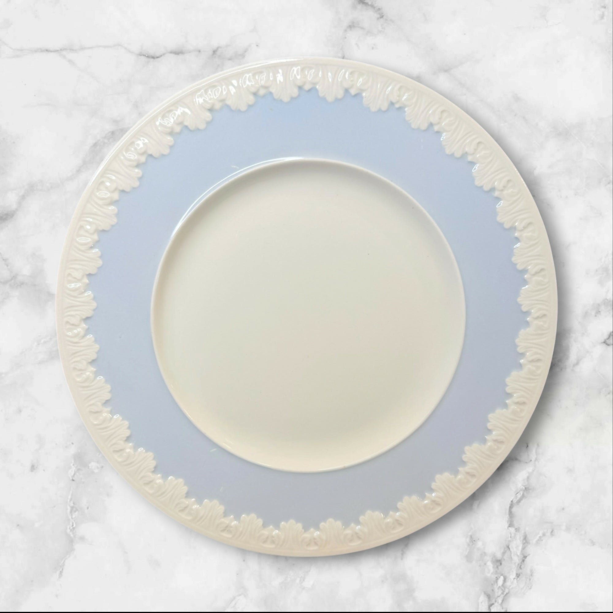 Wedgwood Albion Corinthian Blue Dinner Plates | Set of 4 | England