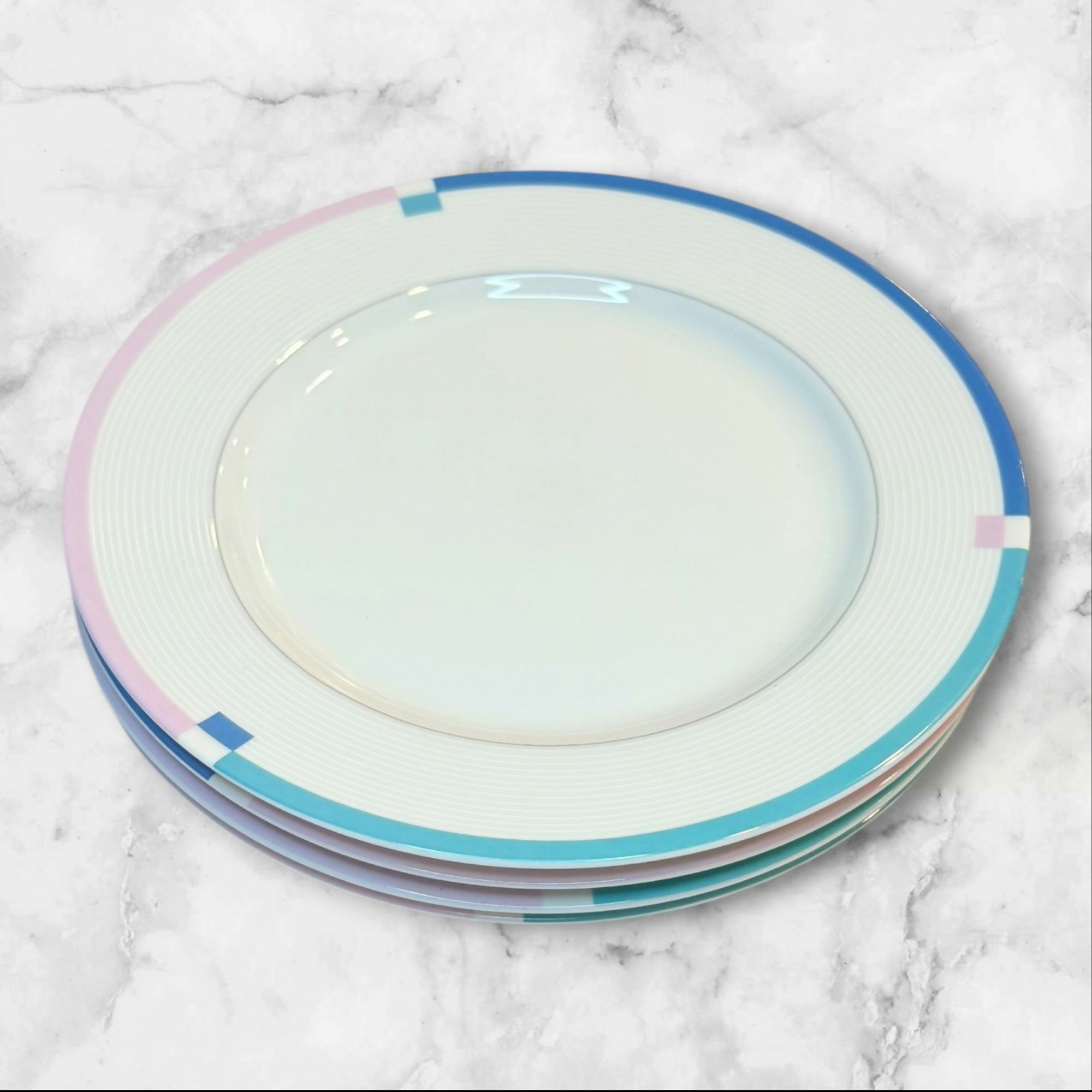 Mikasa Jet Set Salad Plates Set of 4 Fine China Japan | Excellent Condition