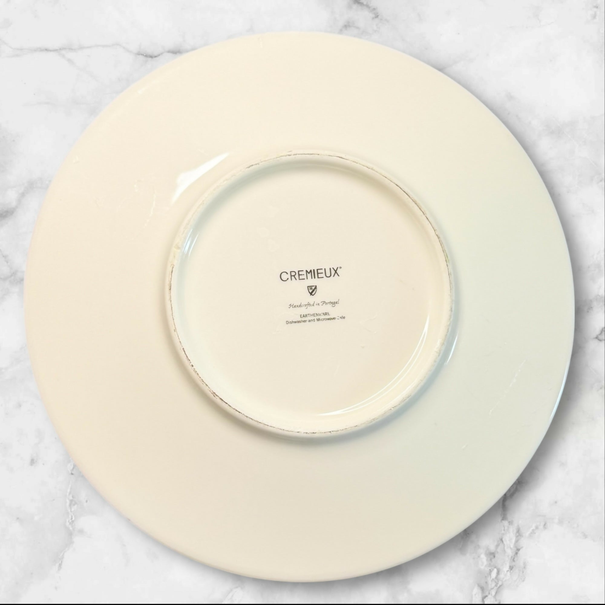 Cremieux Blue Grid Salad Plates Set of 3 | Portugal | Excellent Cond