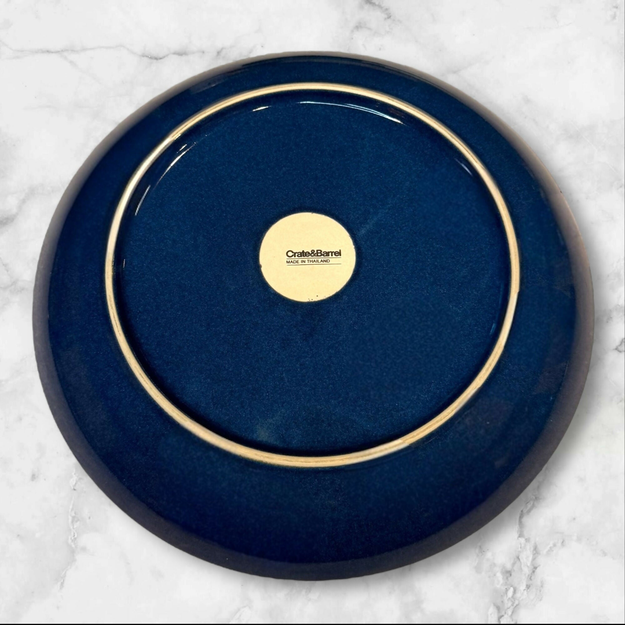 Crate & Barrel Coast Blue Dinner Plates | Set of 5 | 11 3/8” | Great Condition