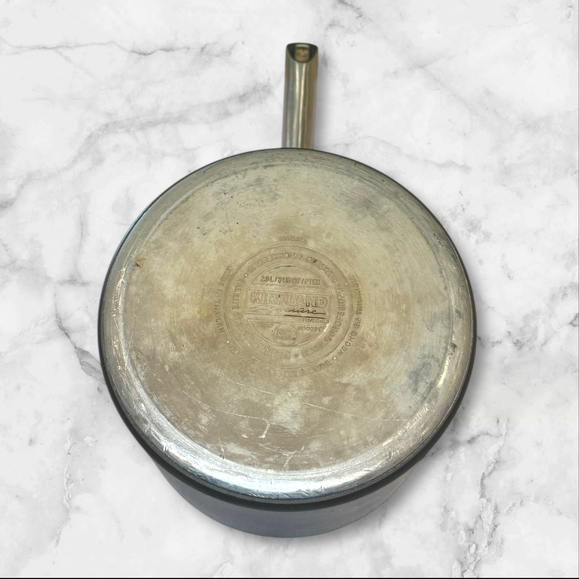 Kirkland Signature Hard Anodized Sauce Pan with Lid | 3 Qt | Good Condition