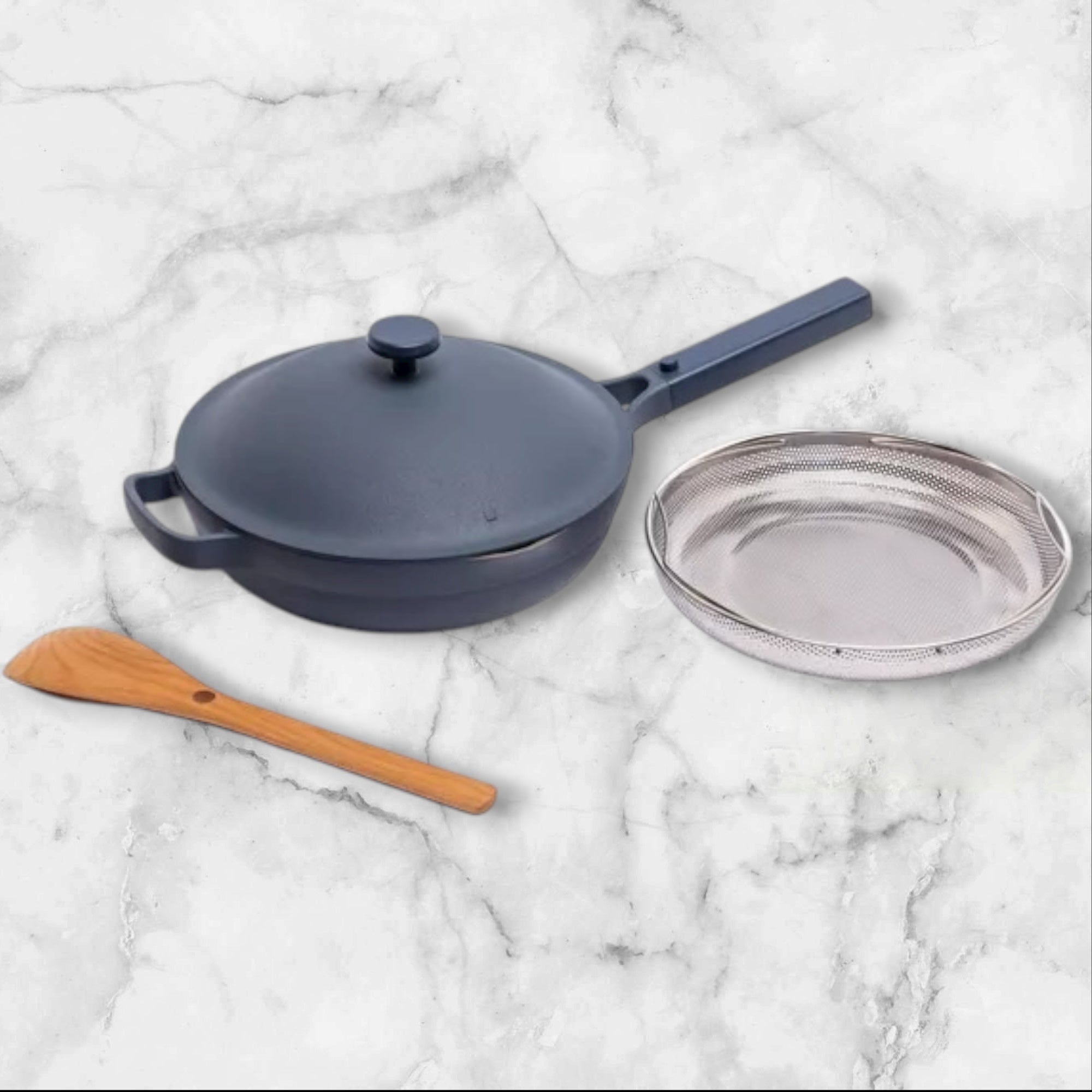 Our Place Always Pan 2.0 Blue Salt 10.5” Ceramic Nonstick Skillet | New in Box