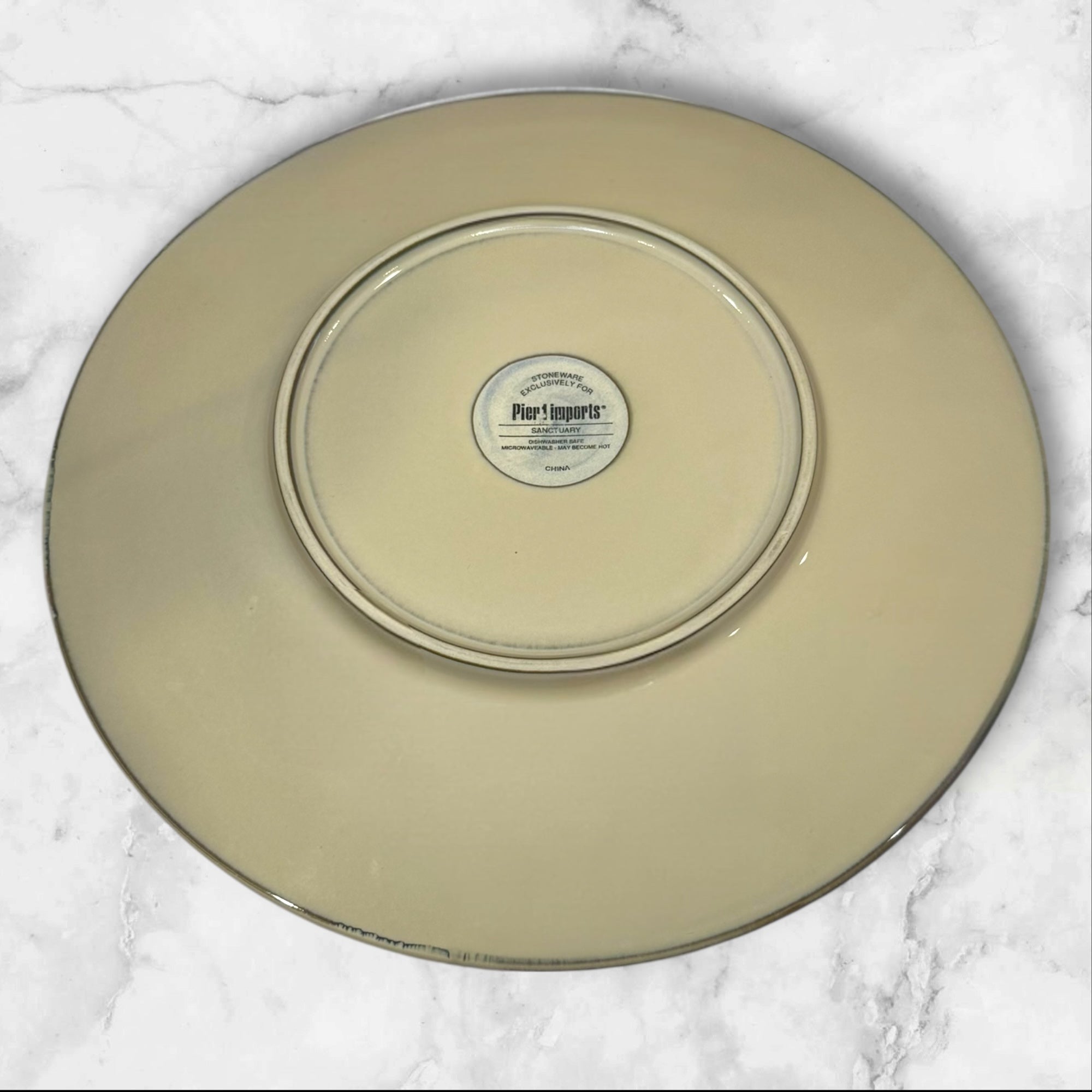 Pier 1 Sanctuary Dinner Plates | Set of 4 | Reactive Glaze | Great Condition
