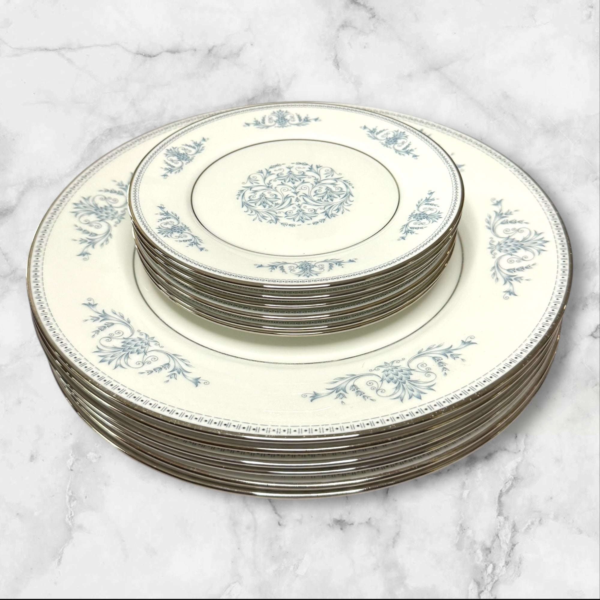 Oxford Lenox Bryn Mawr Bone China Plates | Set of 12 | Immaculate Condition