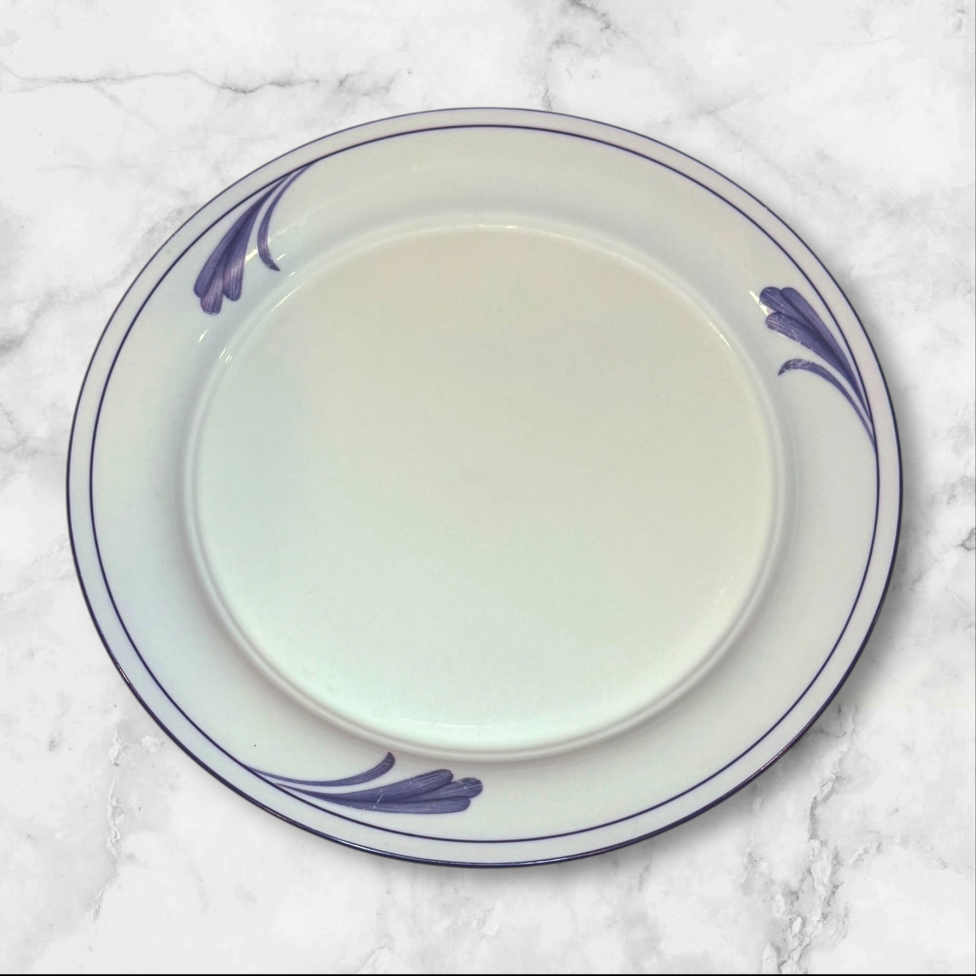 Lenox Blue Brushstrokes Salad Plates | Set of 6 | Great Condition