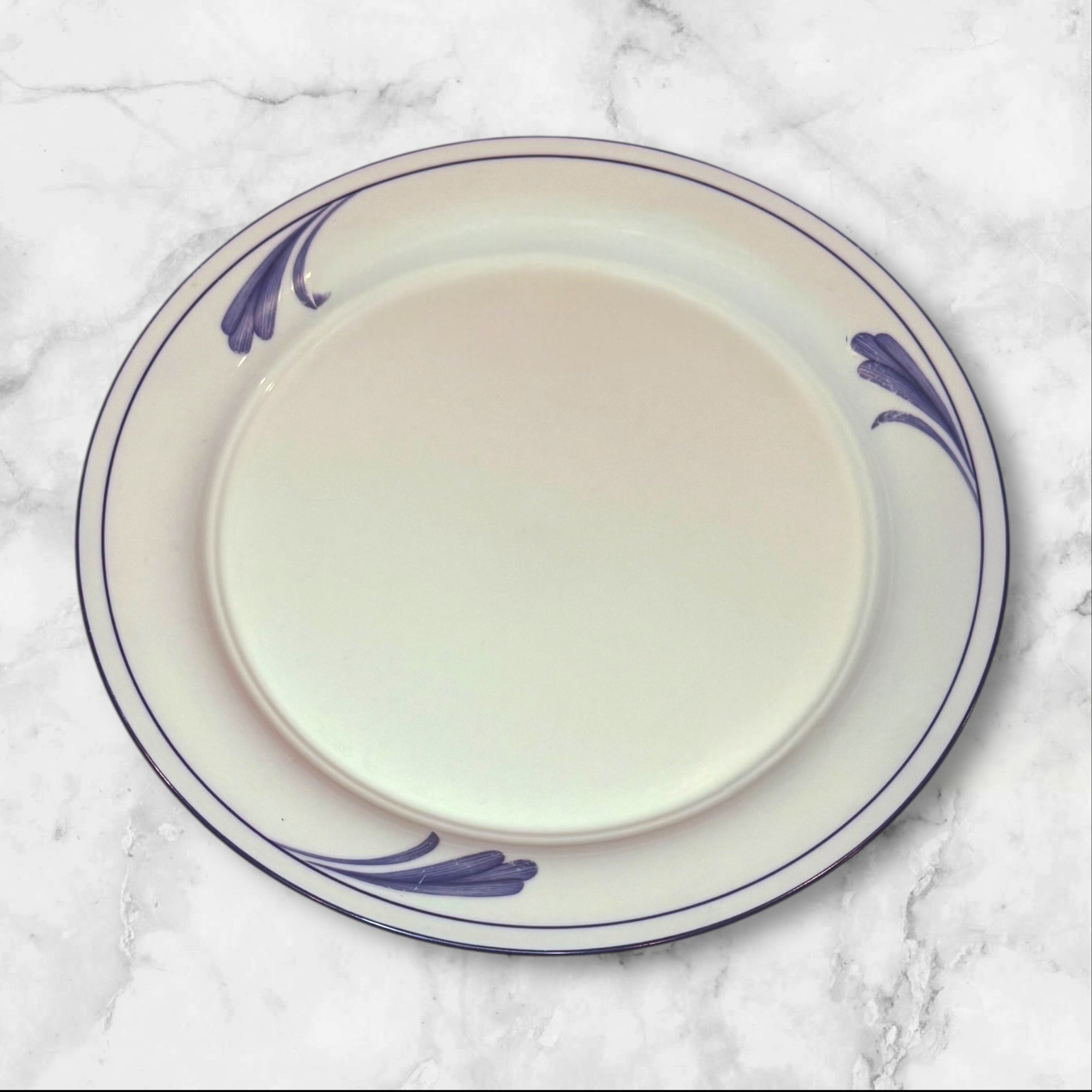 Lenox Blue Brushstrokes Salad Plates | Set of 6 | Great Condition