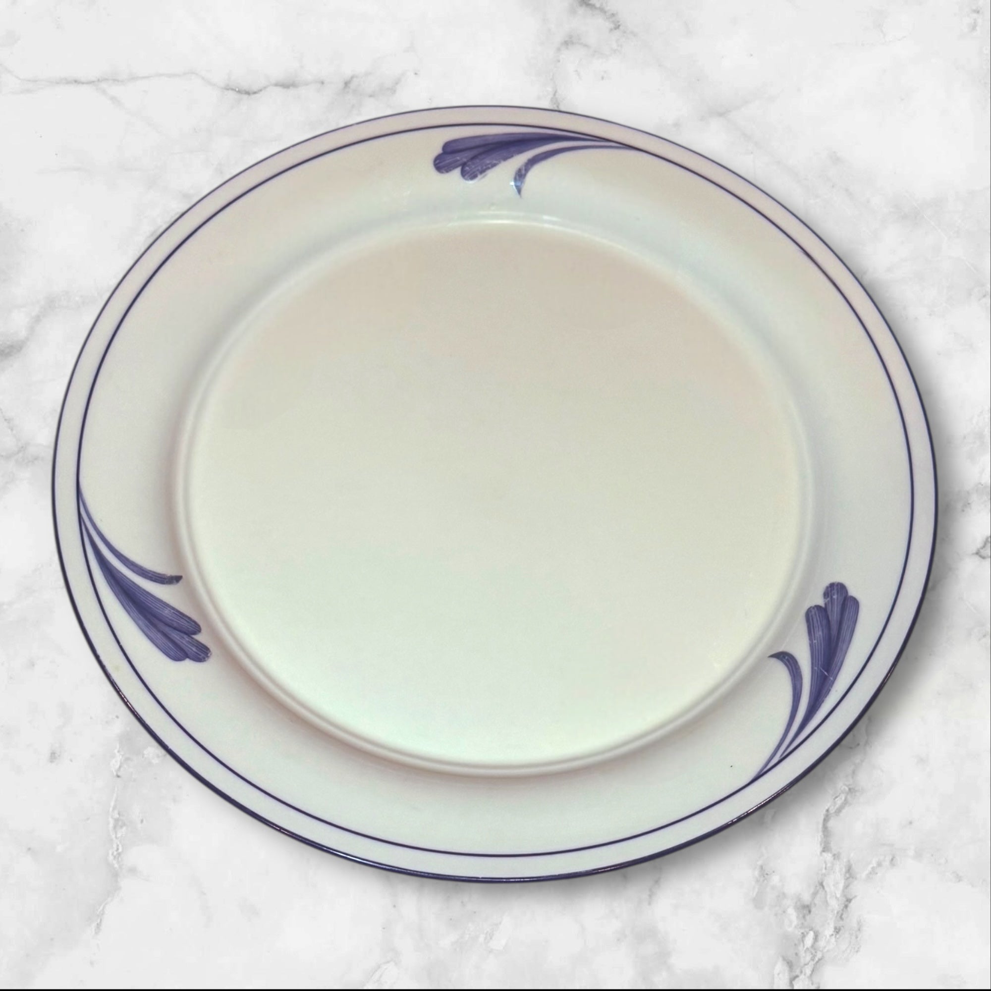 Lenox Blue Brushstrokes Salad Plates | Set of 6 | Great Condition