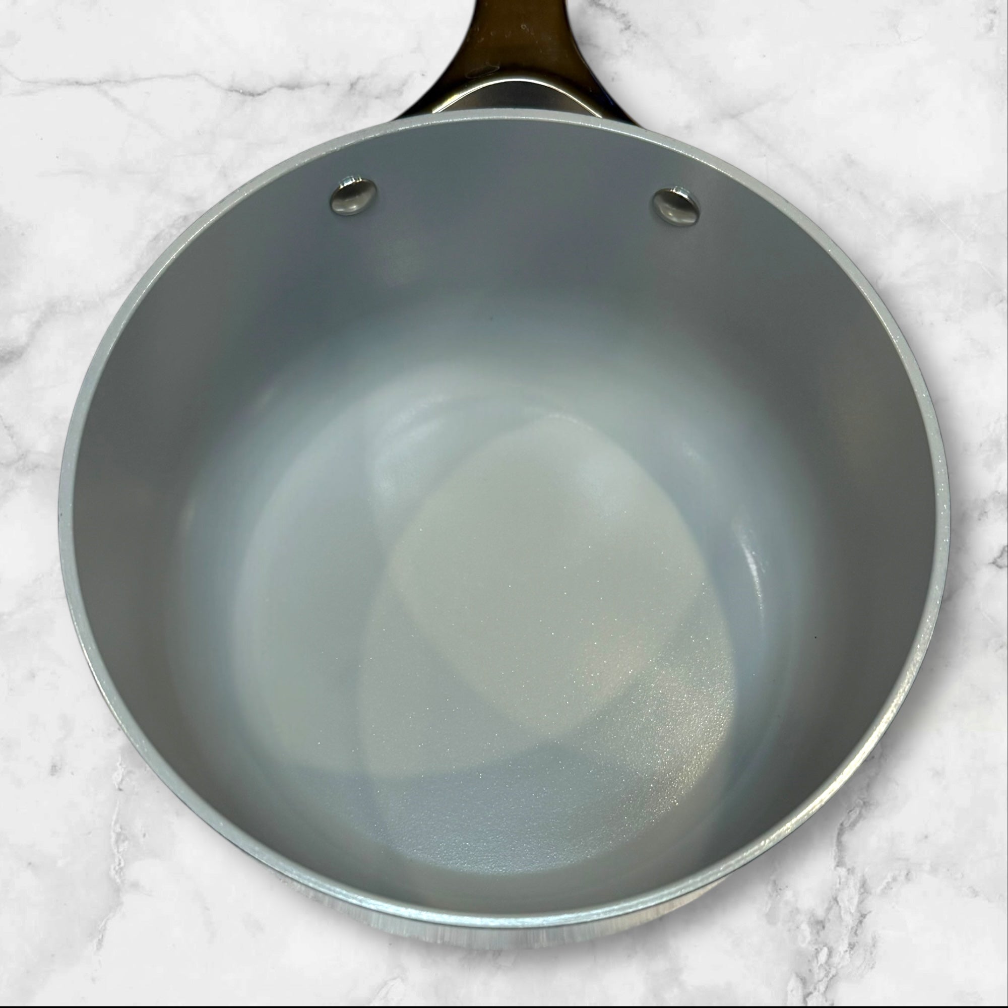 Caraway Navy 3 Qt Sauce Pan with Lid Ceramic Nonstick | Near Perfect Condition