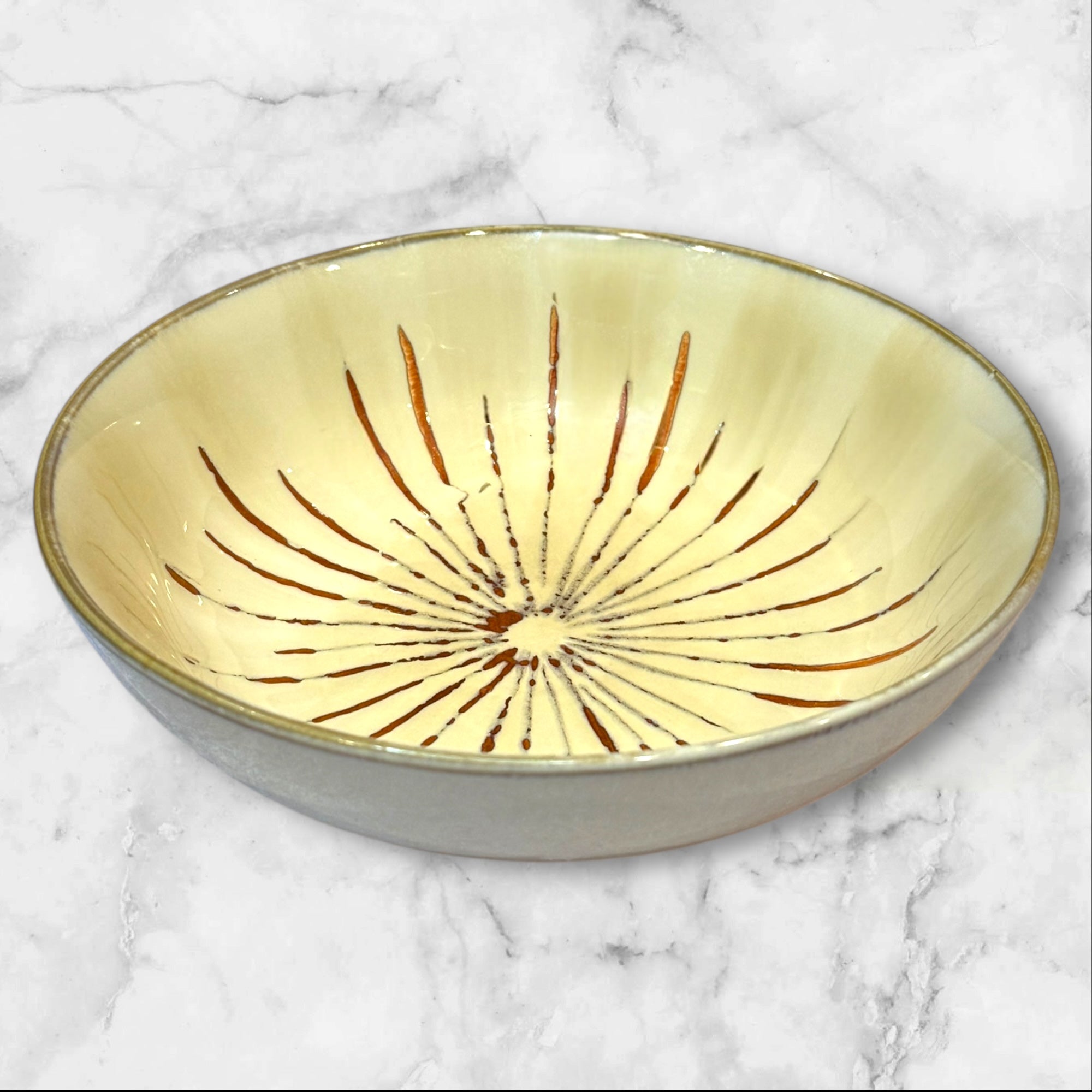 Pier 1 Sanctuary Soup Pasta Bowls | Set of 4 | Reactive Glaze | Excellent Used