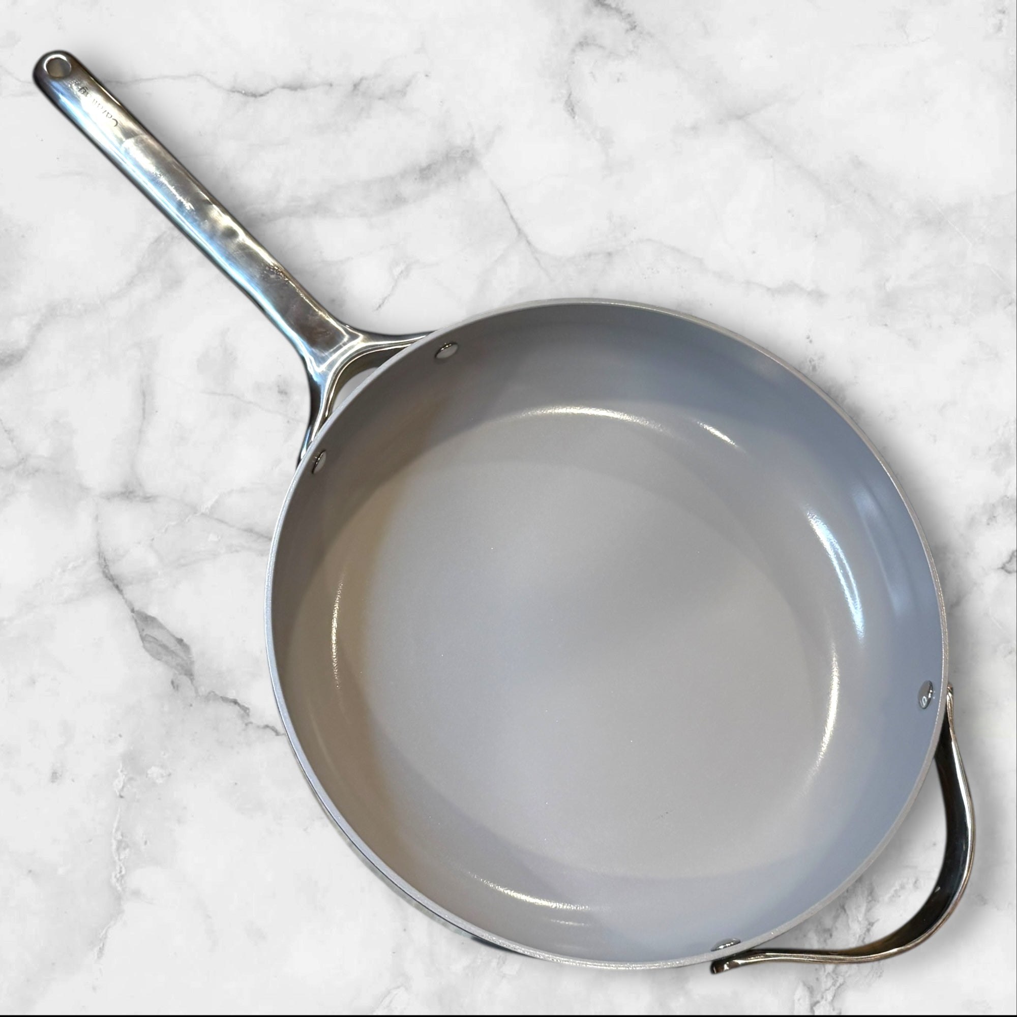 Caraway Navy 12” Sauté Pan with Lid | 4.5 Qt | Near Perfect Condition