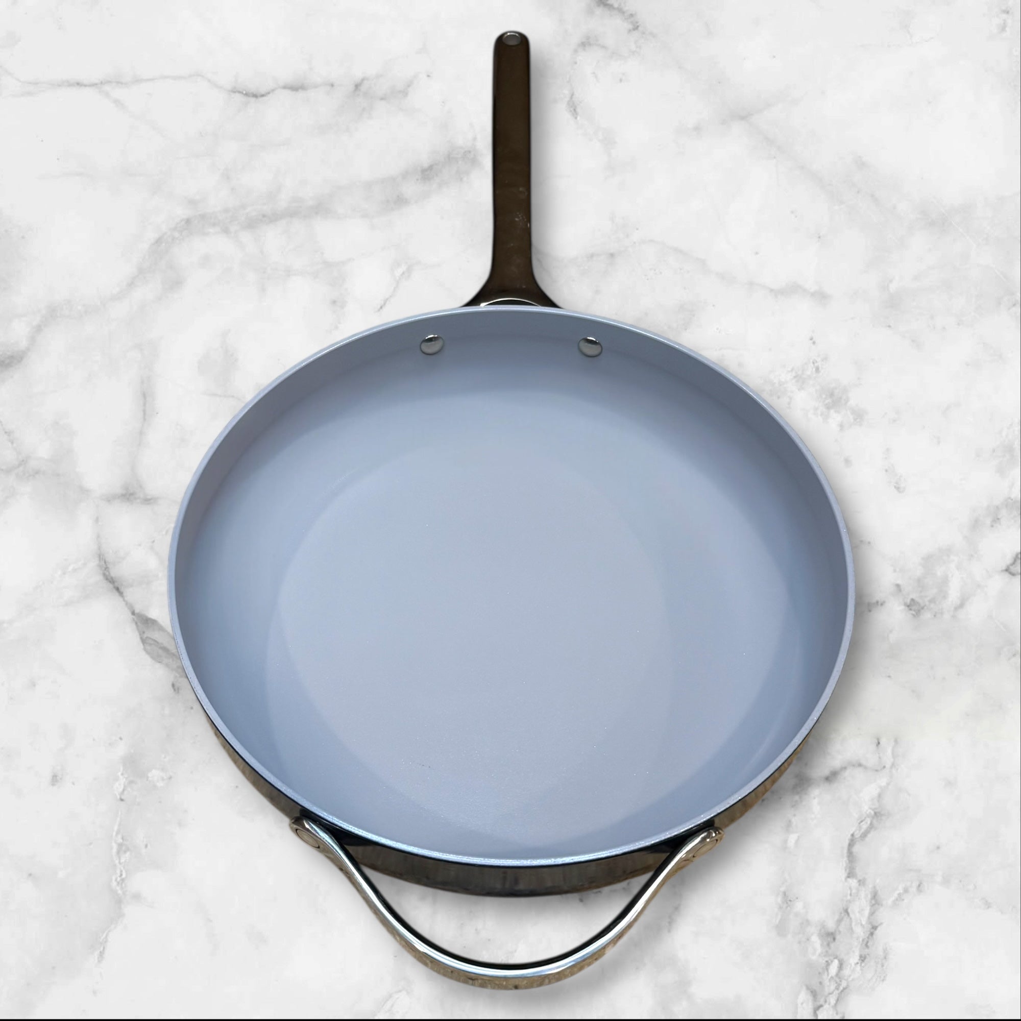 Caraway Navy 12” Sauté Pan with Lid | 4.5 Qt | Near Perfect Condition