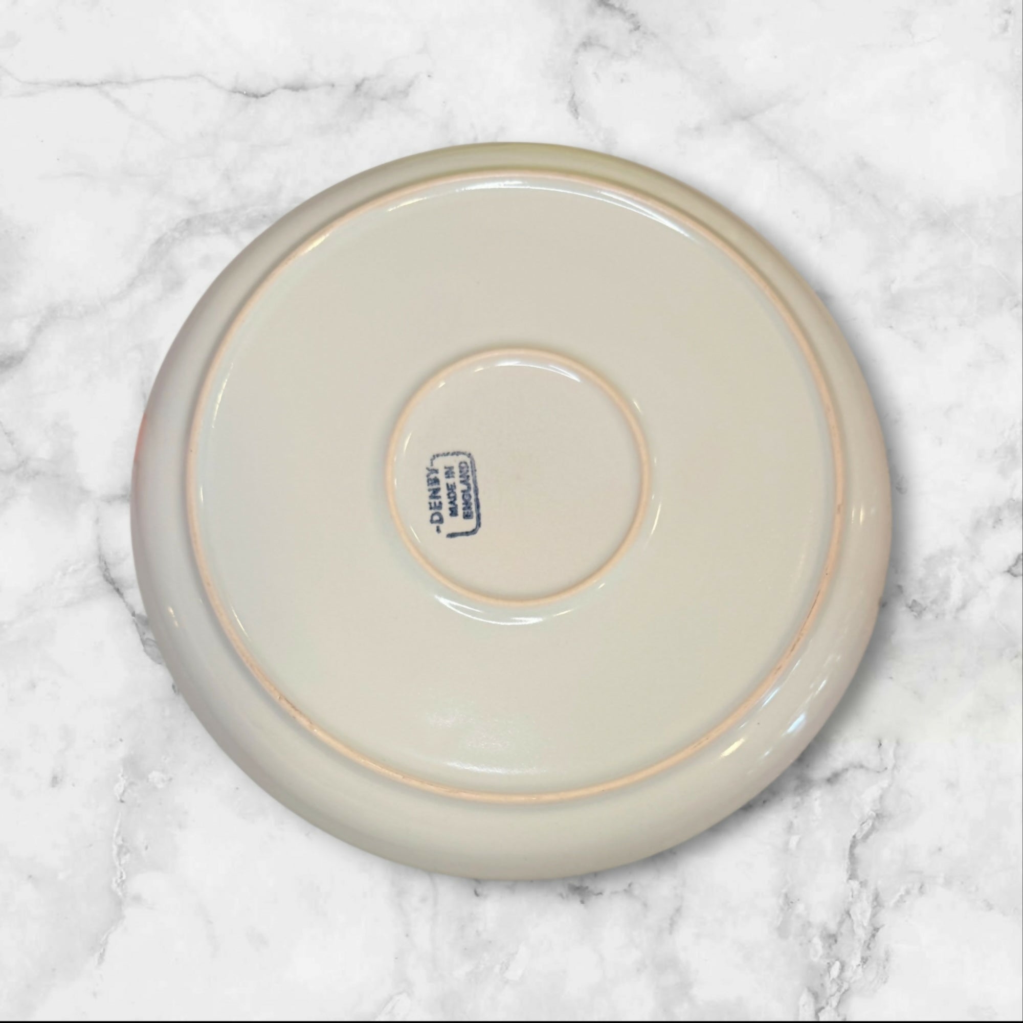 Denby-Langley Summit White Dinner Plates | Set of 4 | Great Condition
