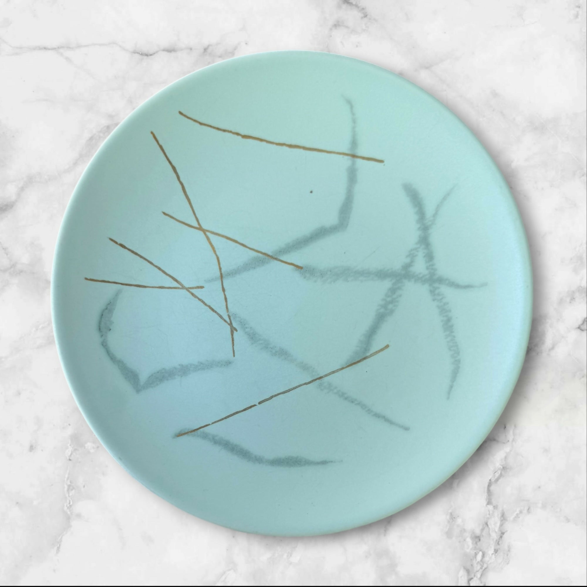 Edwin Knowles Grass Salad Plates Set of 4 | Contemporary | Great Condition
