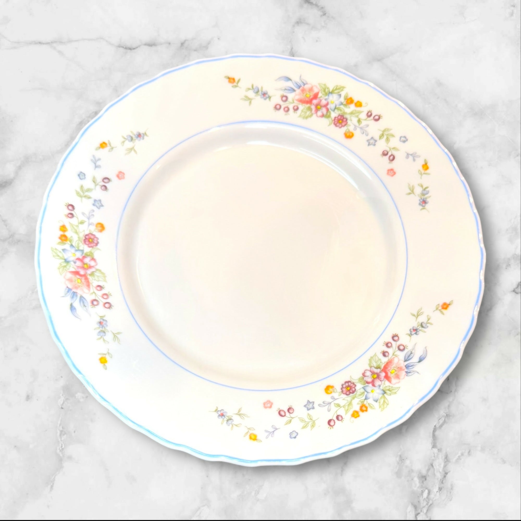 Arcopal Victoria Floral Dinner Plates | Set of 5 | Excellent