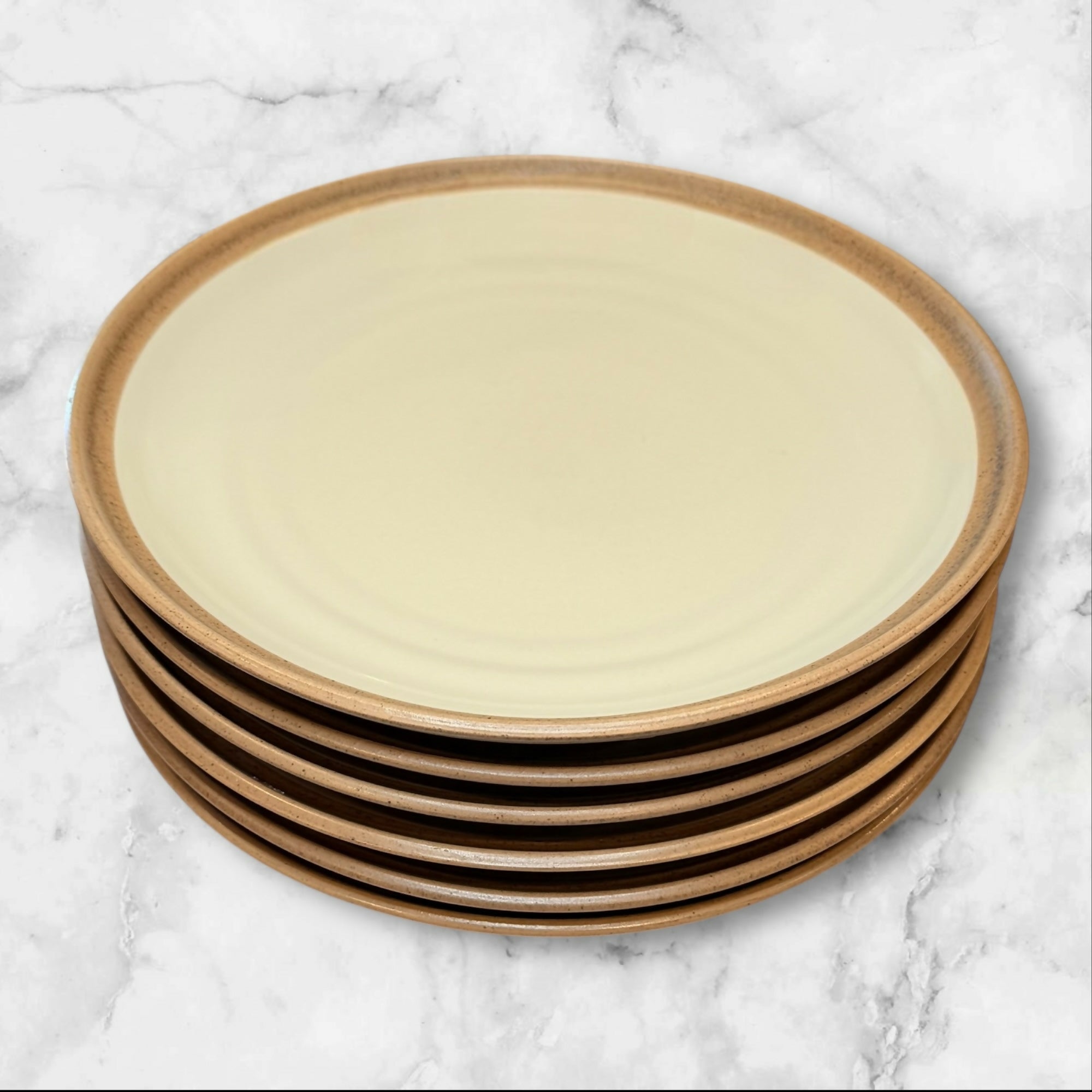 Noritake Madera Ivory Dinner Plates | Set of 6 | Excellent Condition