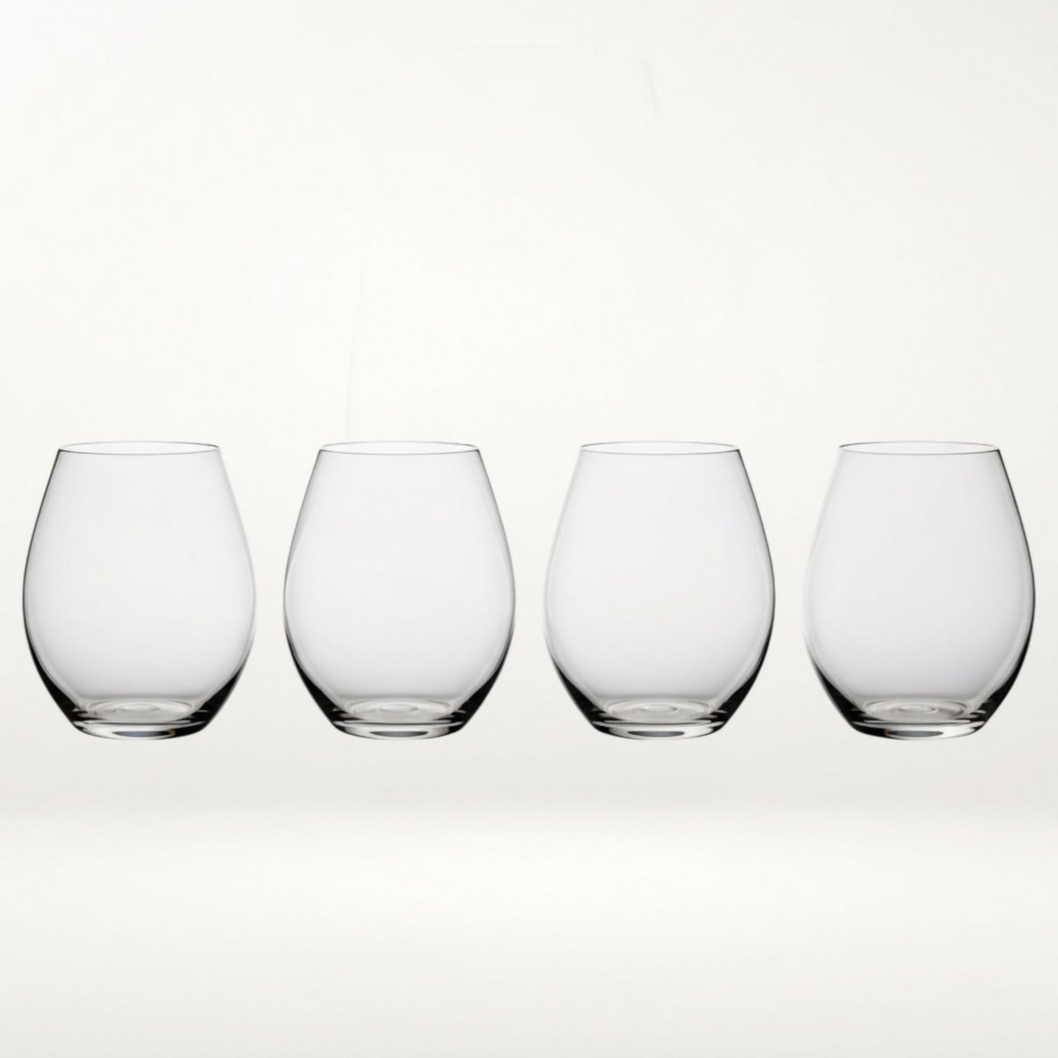 Riedel Stemless Crystal Wine Glasses | Set of 4 | Excellent Condition