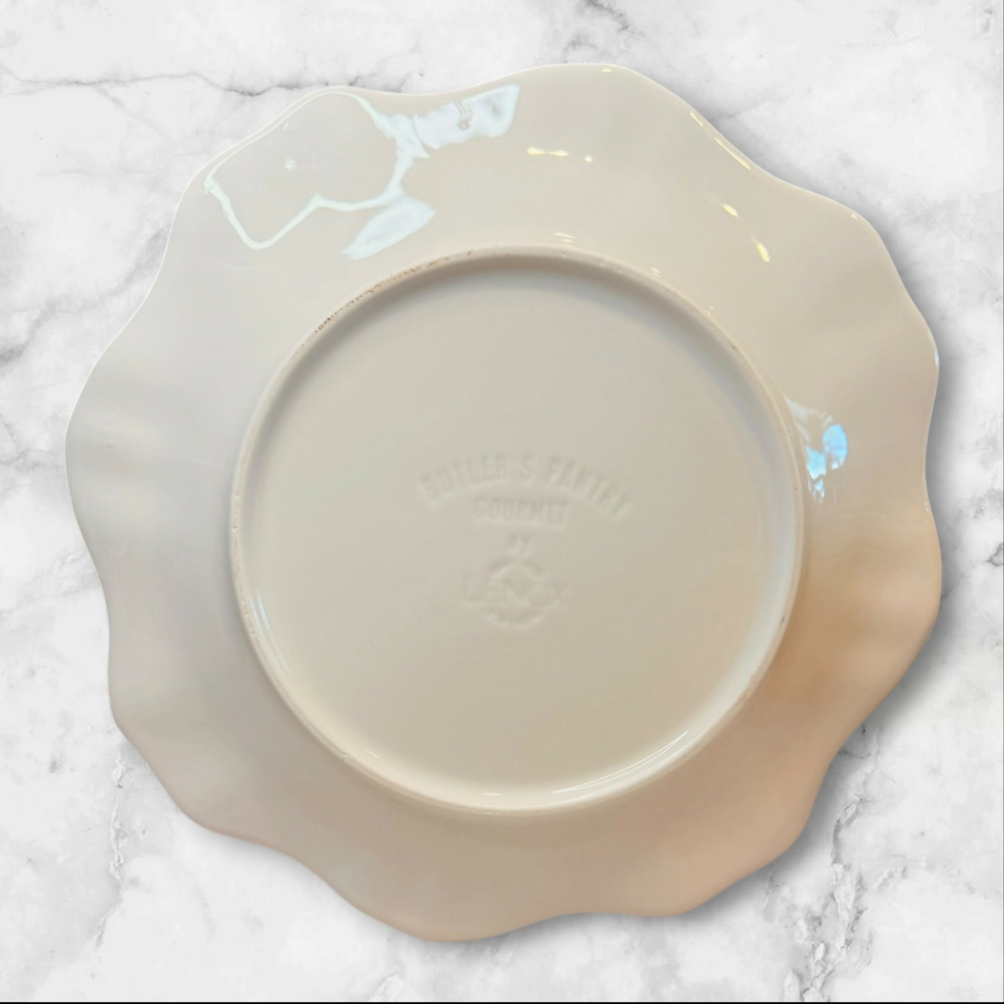 Lenox Butler’s Pantry Gourmet Dinner Plates | Set of 4 | Excellent Condition